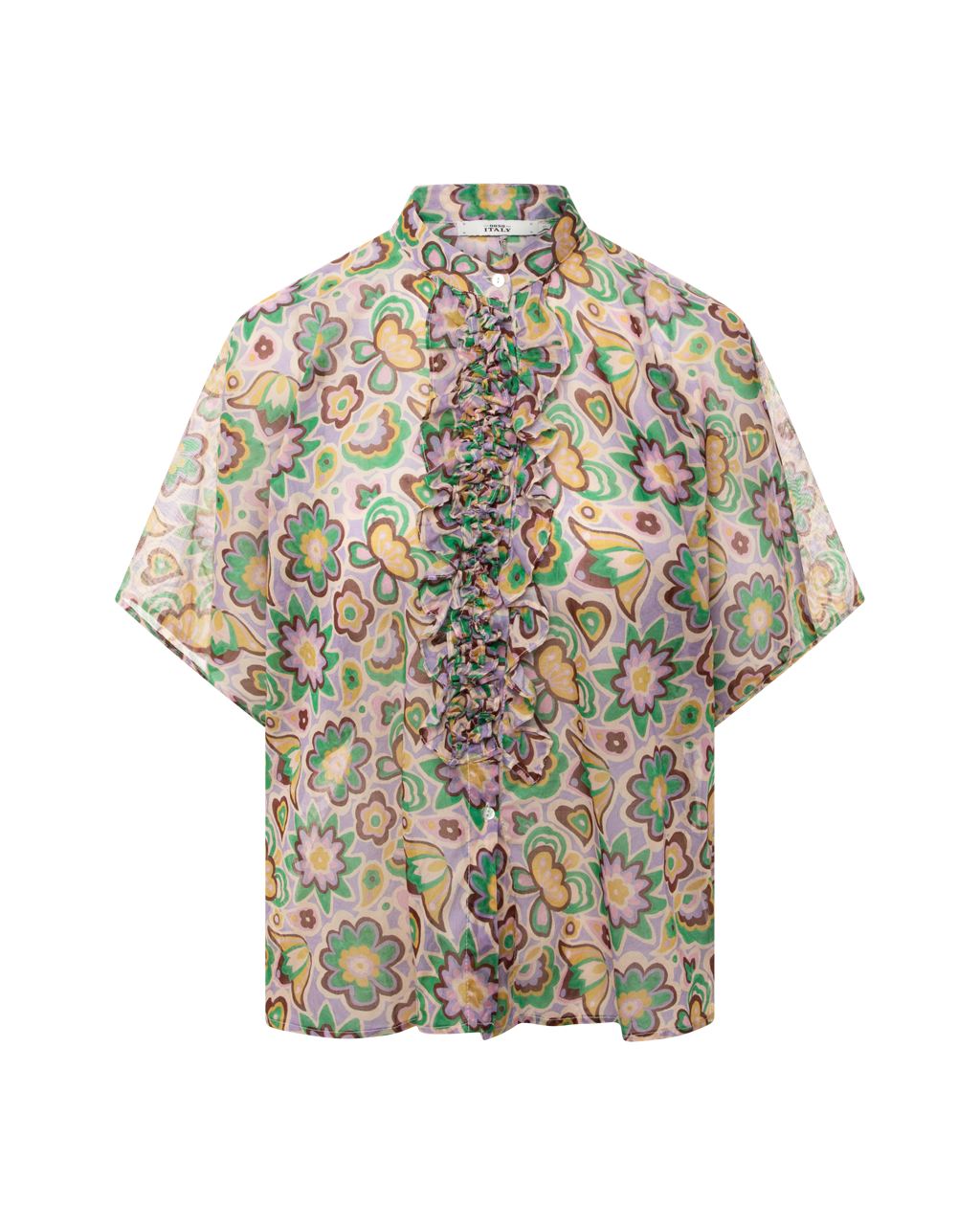 0039 Italy Daisy Blouse - Print Women's Tops - Sloane Boutique