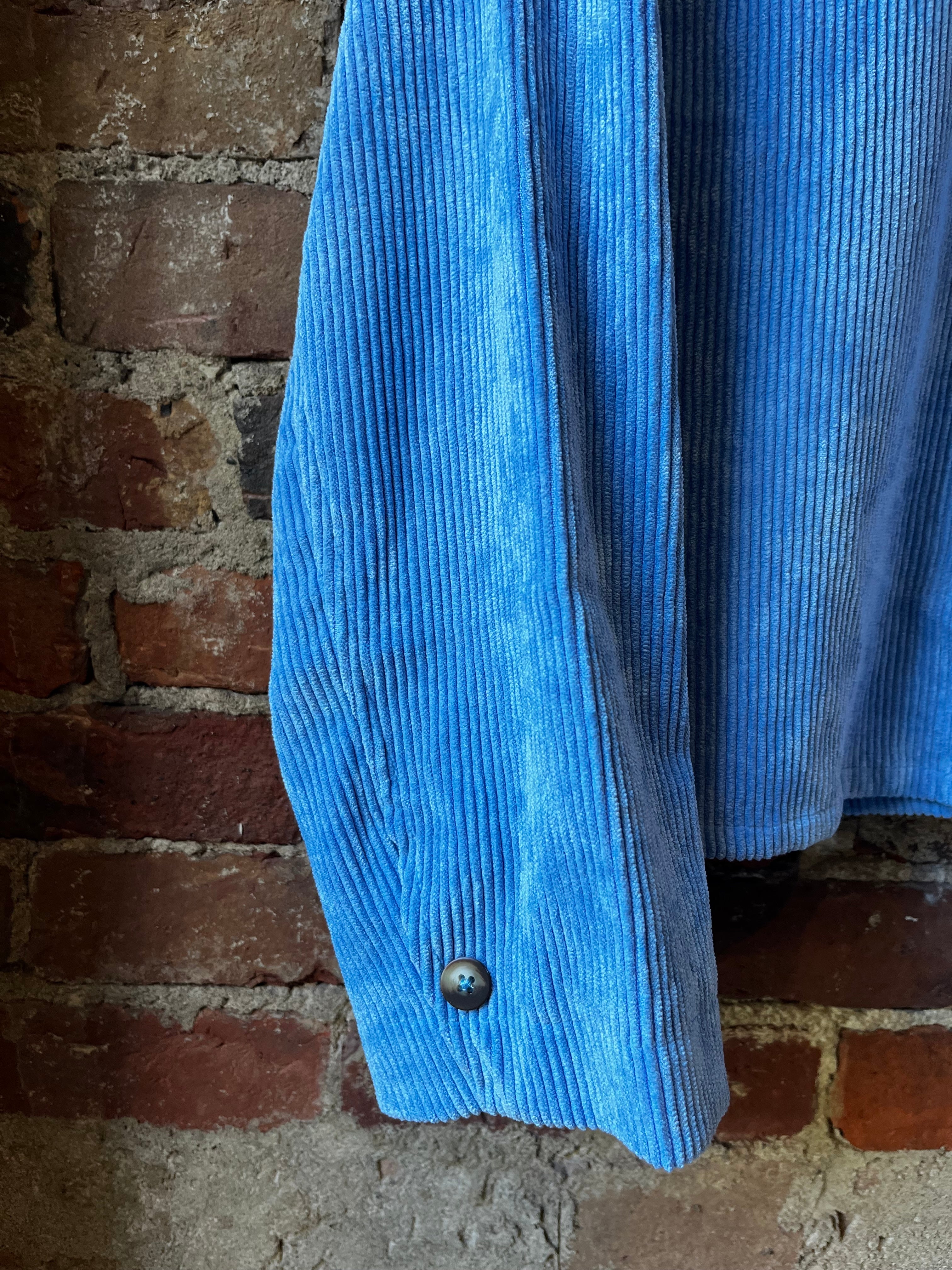 0039 Italy Dora Blouse - Blue - Sloane Boutique