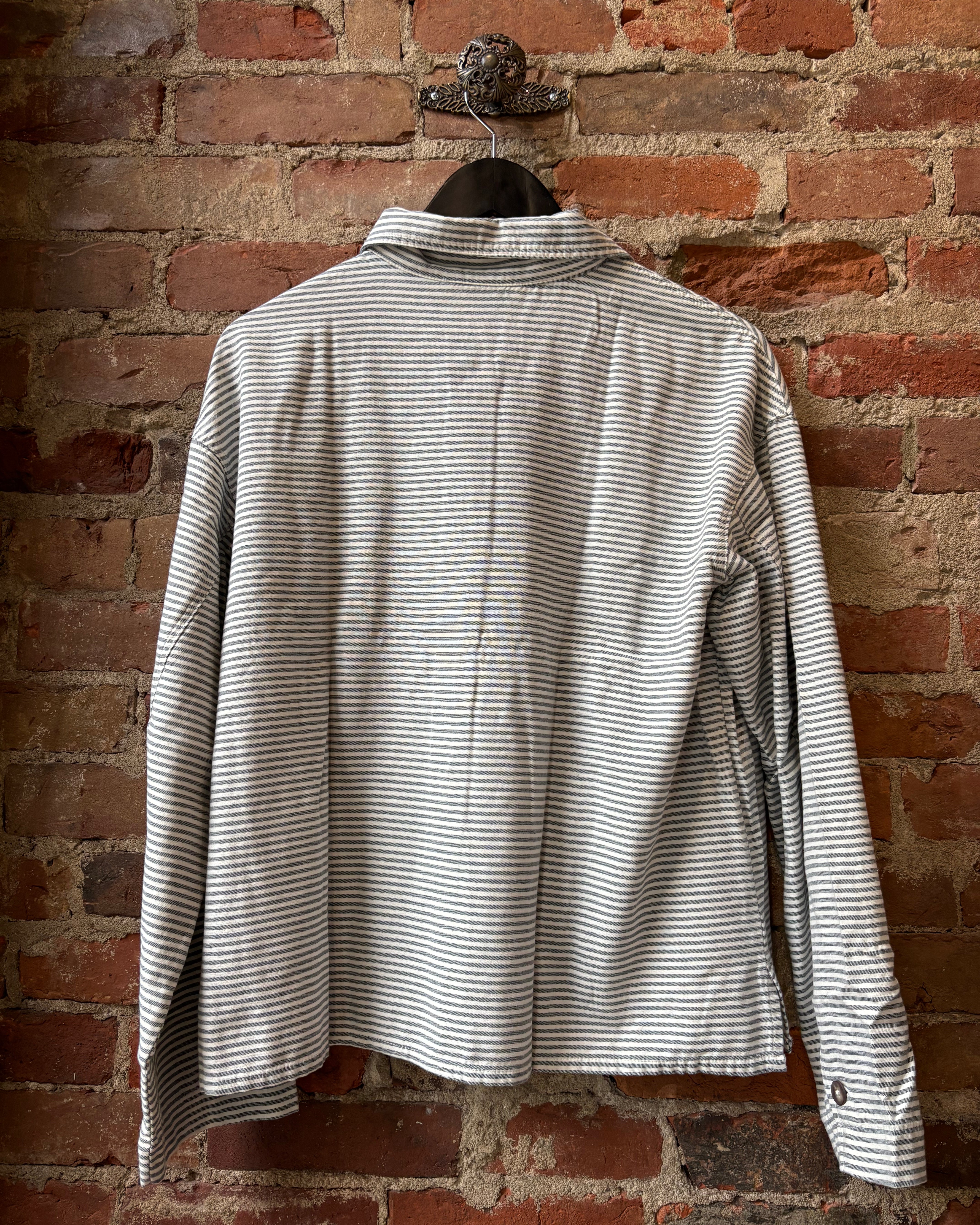0039 Italy Dora Corduroy Blouse - Stripe Women's Tops - Sloane Boutique