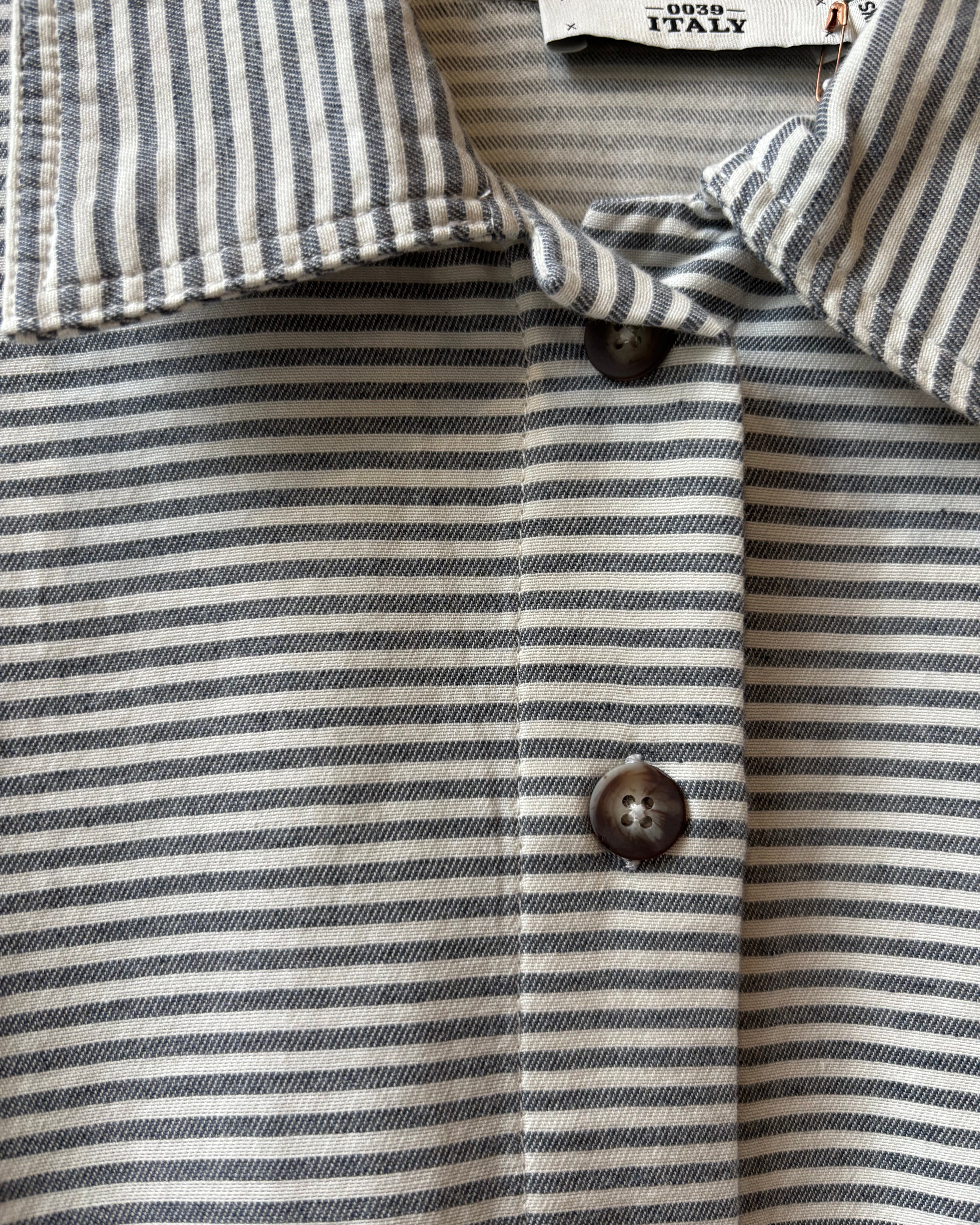 0039 Italy Dora Corduroy Blouse - Stripe Women's Tops - Sloane Boutique