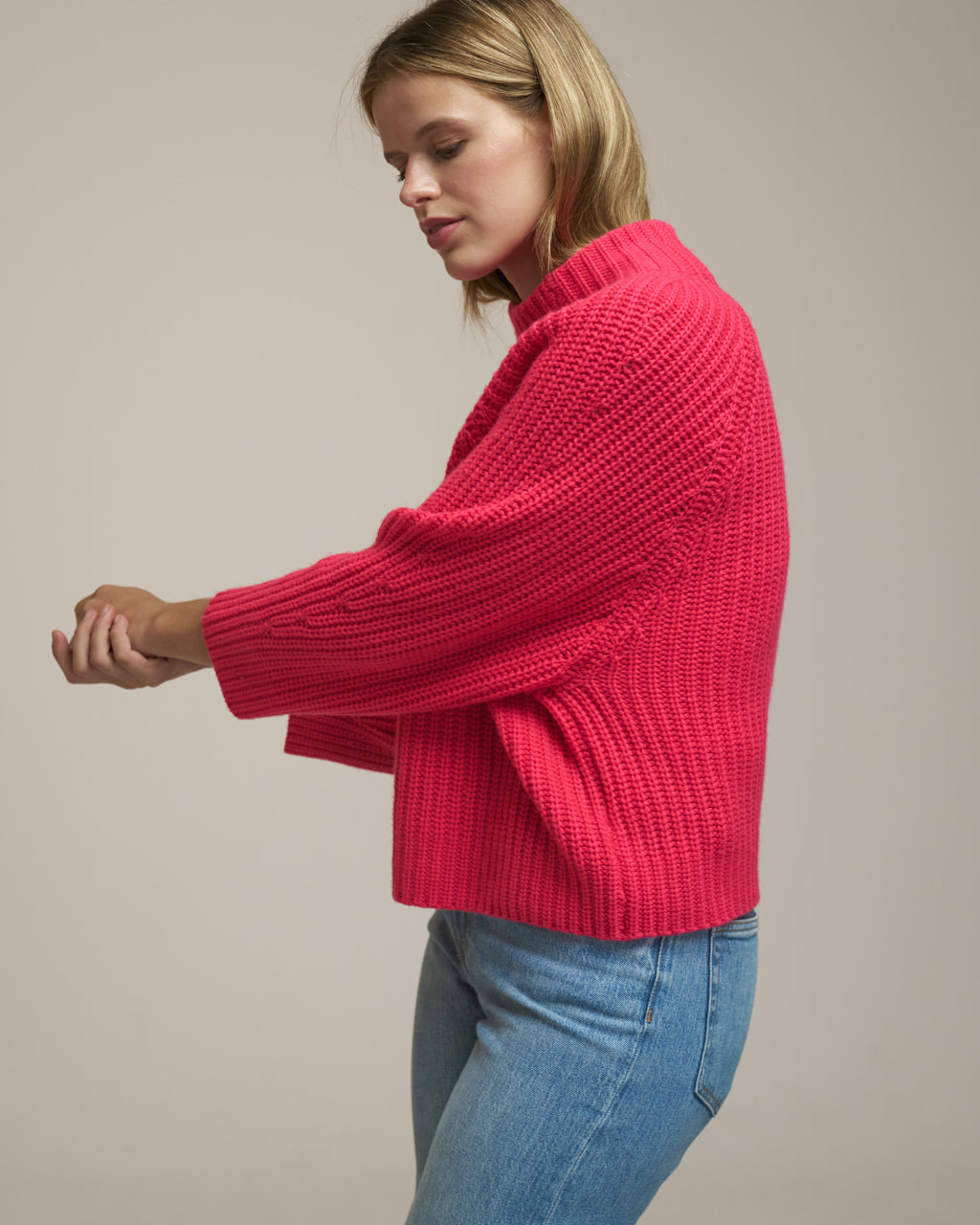 0039 Italy Lona Sweater - Pink Women's Tops - Sloane Boutique