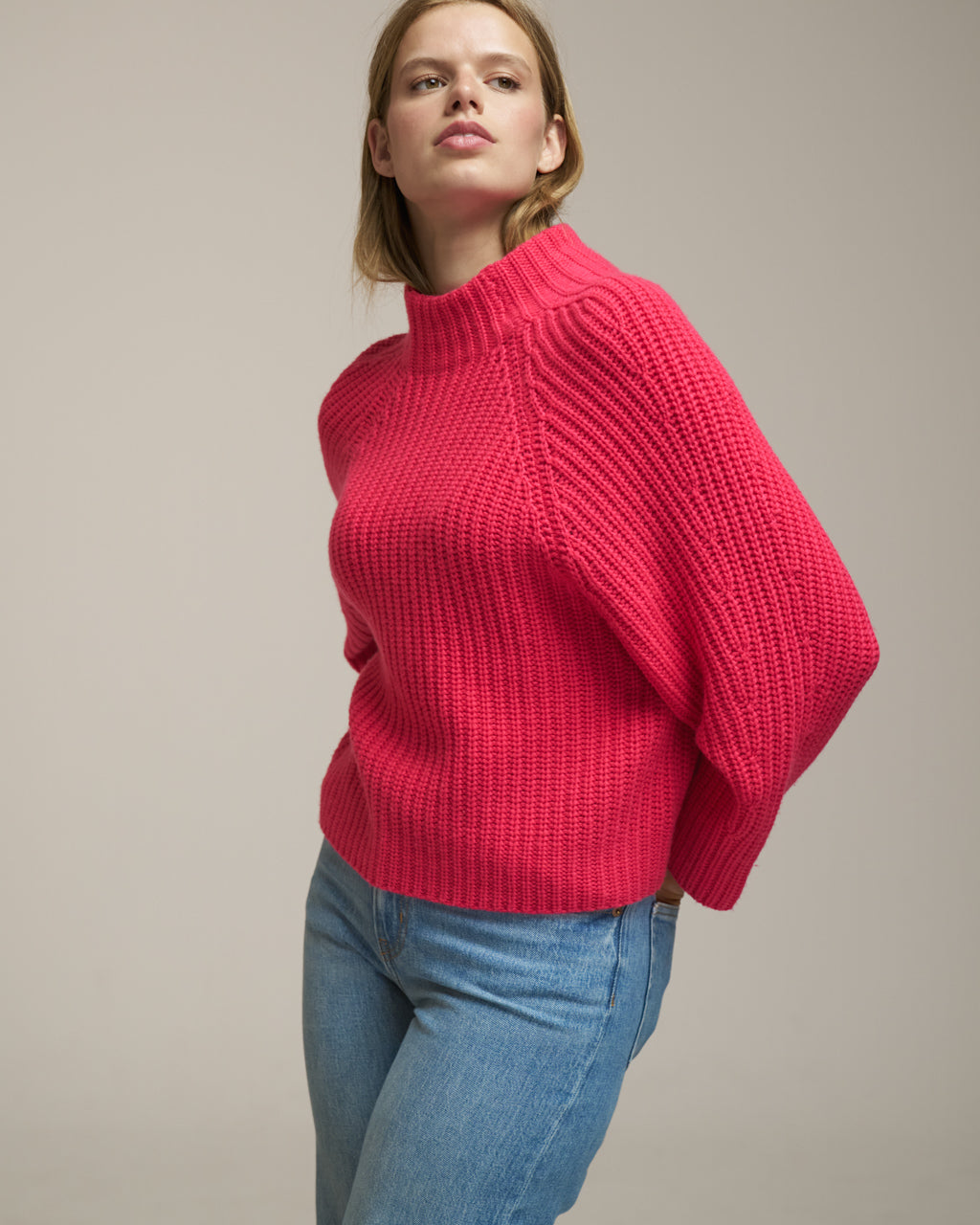 0039 Italy Lona Sweater - Pink Women's Tops - Sloane Boutique
