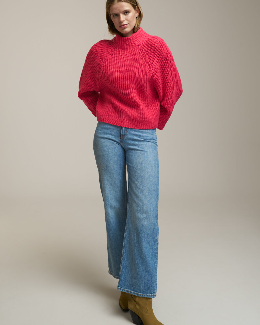 0039 Italy Lona Sweater - Pink Women's Tops - Sloane Boutique