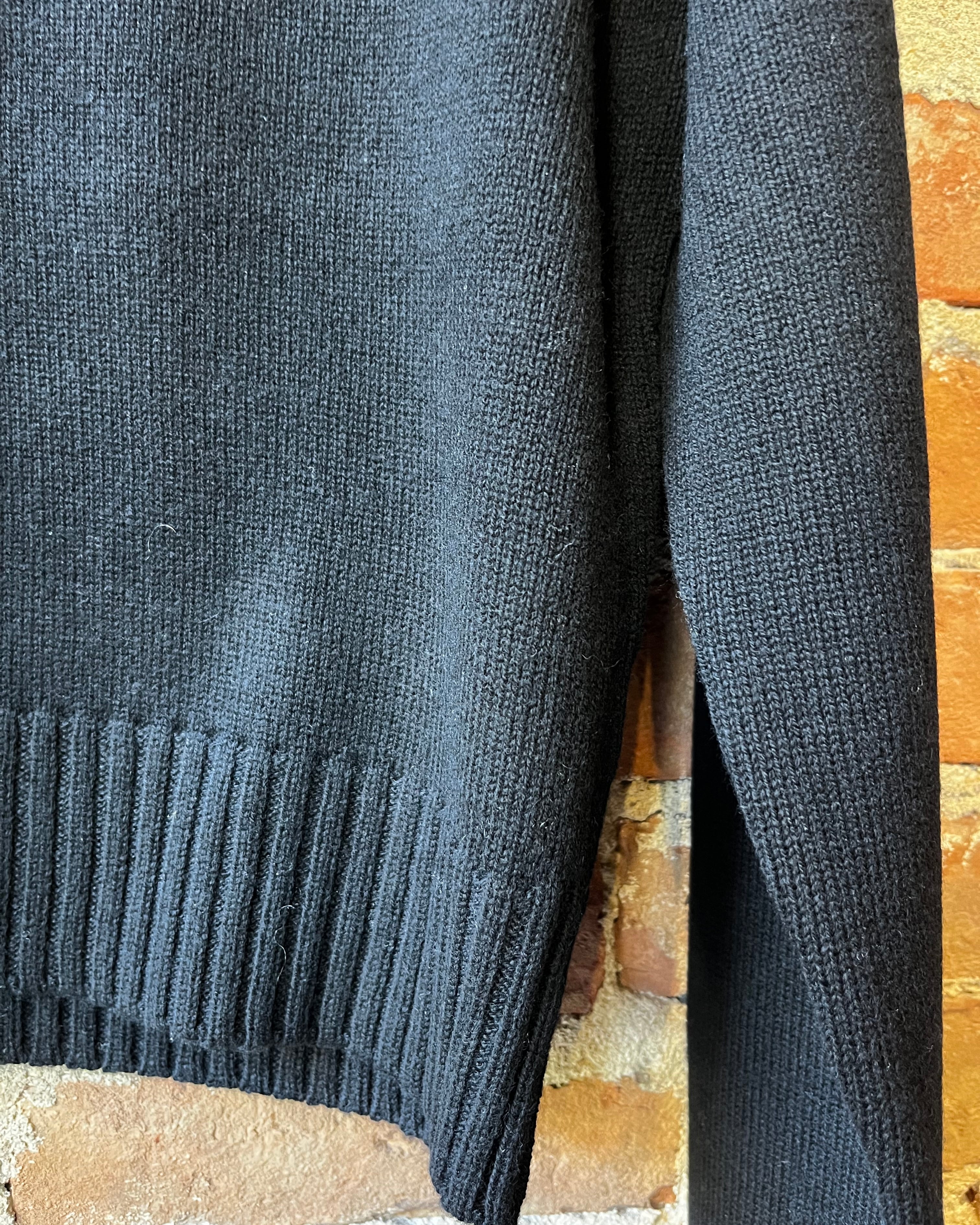 0039 Italy Romy Sweater - Black Women's Tops - Sloane Boutique