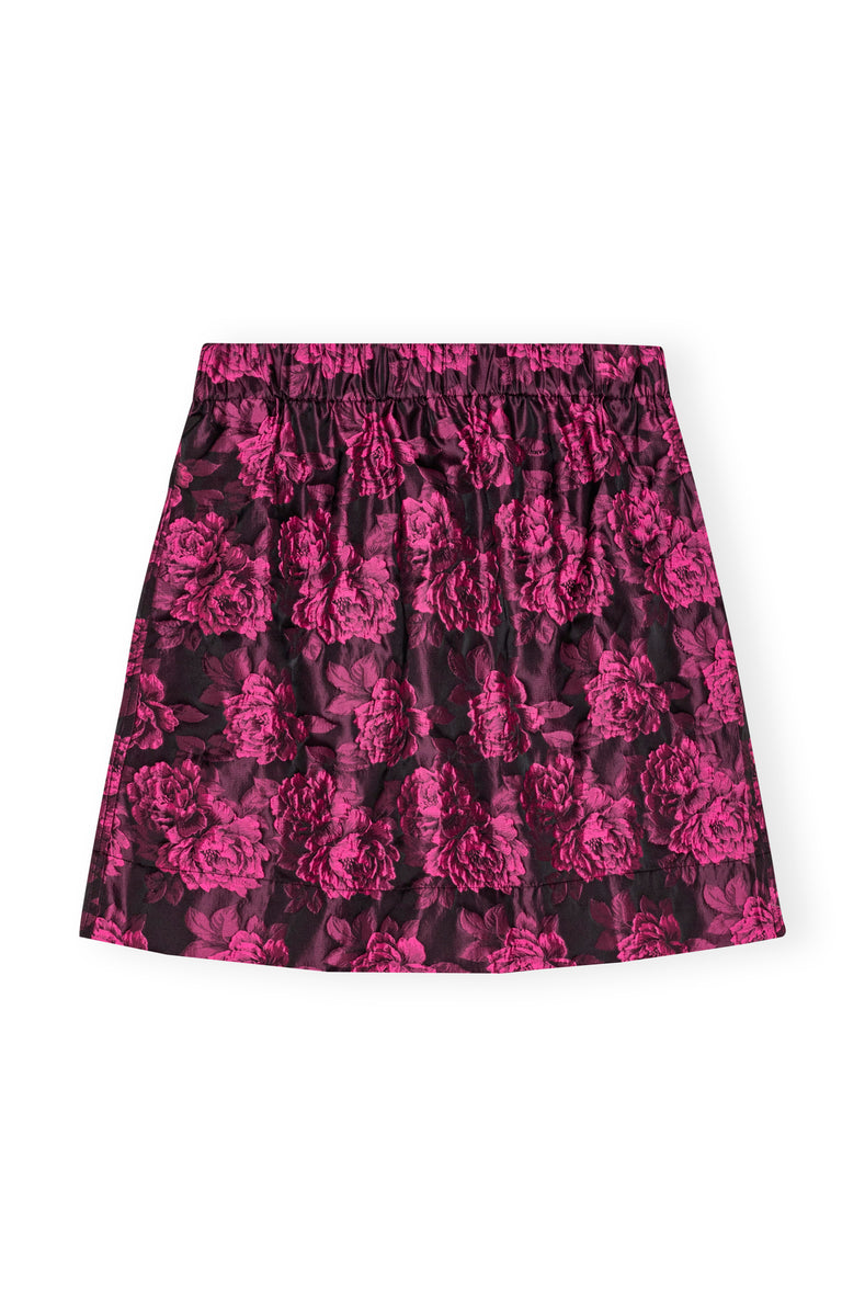 Ganni Botanical Jacquard Mini Skirt - Cone Flower – Sloane Boutique