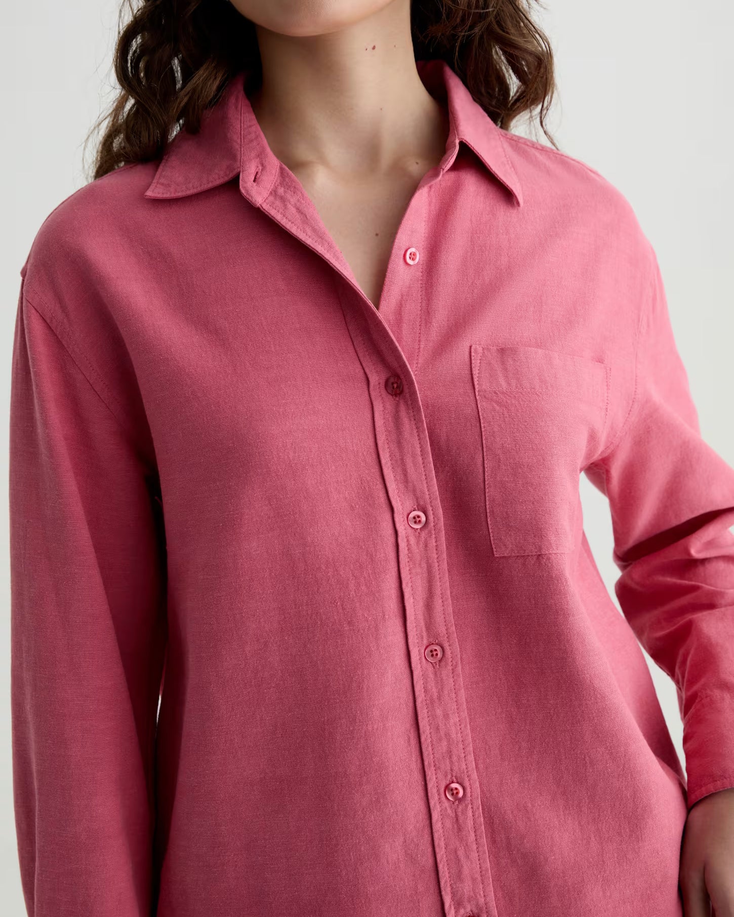 AG Jeans Addison Shirt - Peony Women's Tops - Sloane Boutique