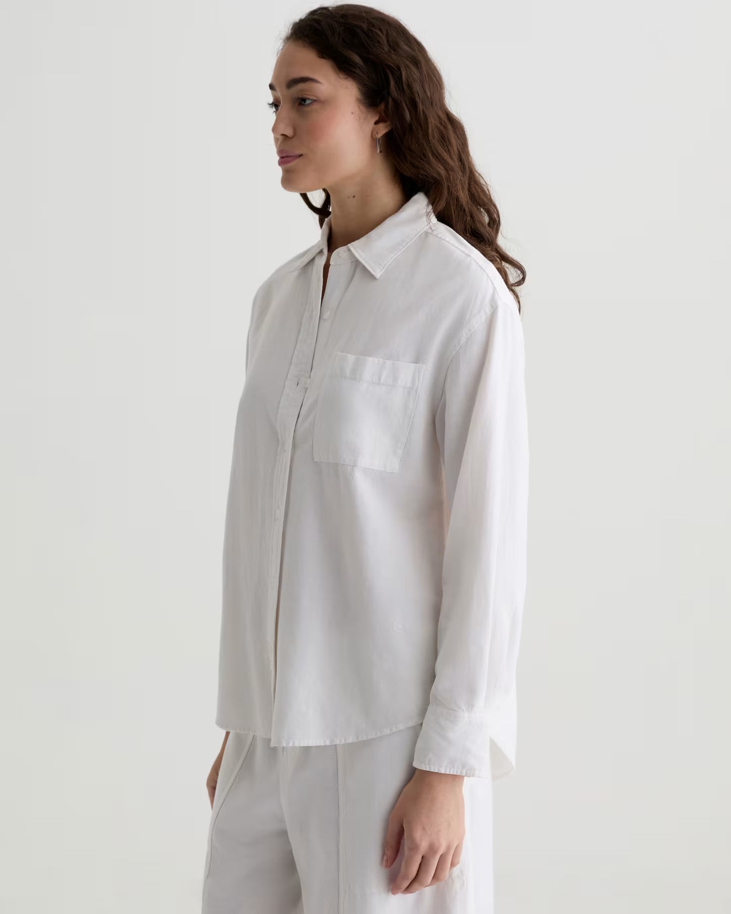 AG Jeans Addison Shirt - White Women's Tops - Sloane Boutique
