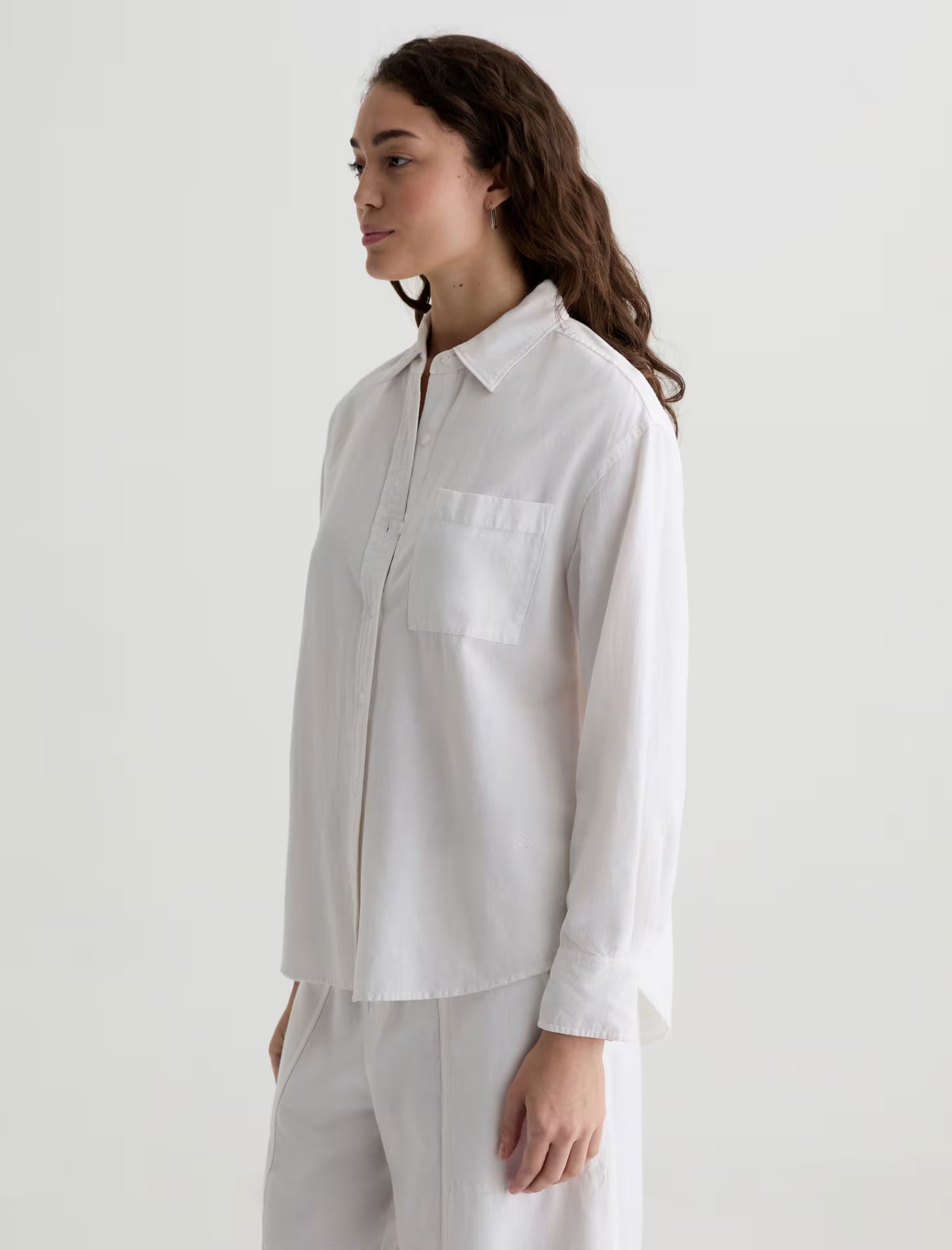 AG Jeans Addison Shirt - White Women's Tops - Sloane Boutique