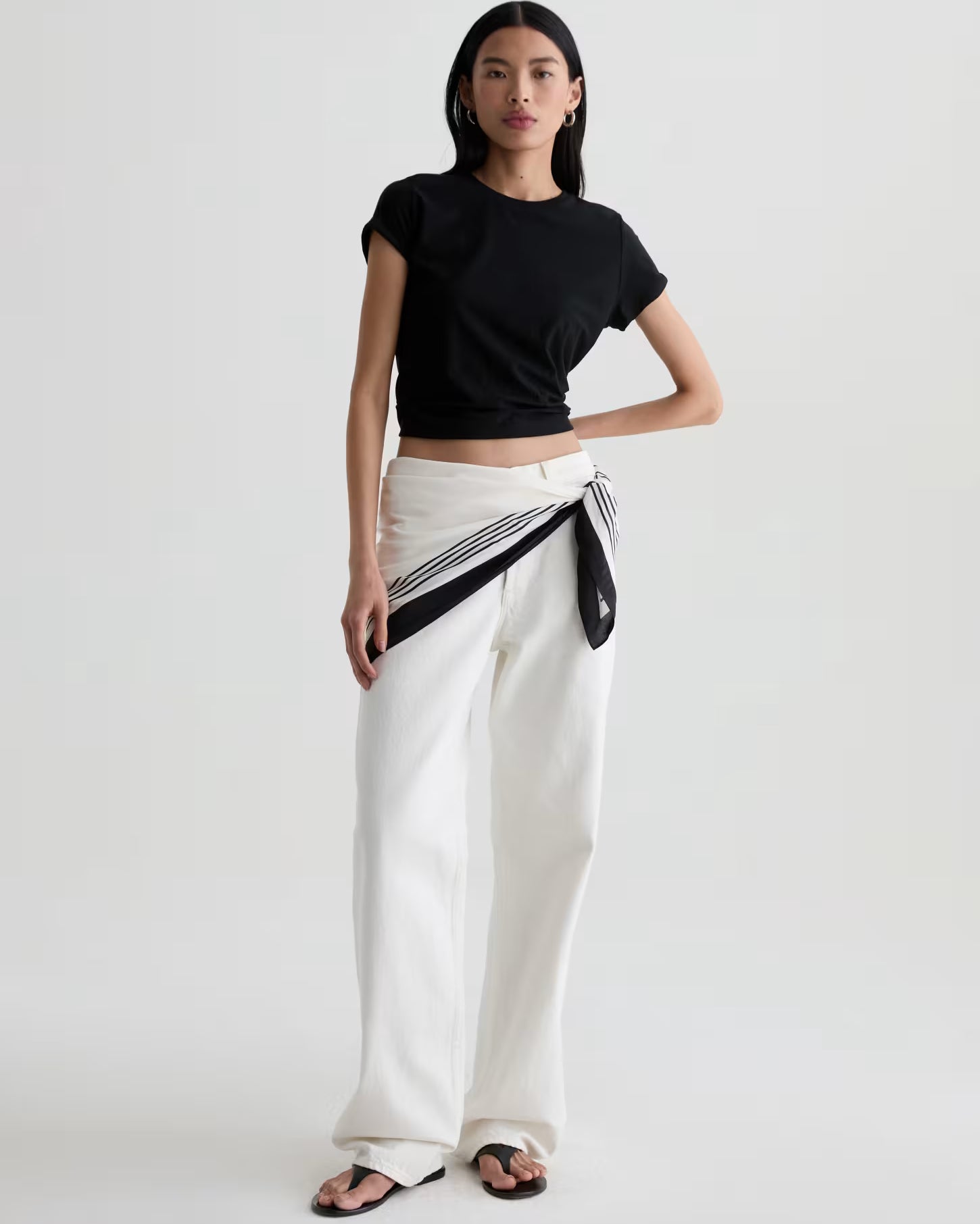 AG Jeans Billie - Powder Women's Bottoms - Sloane Boutique
