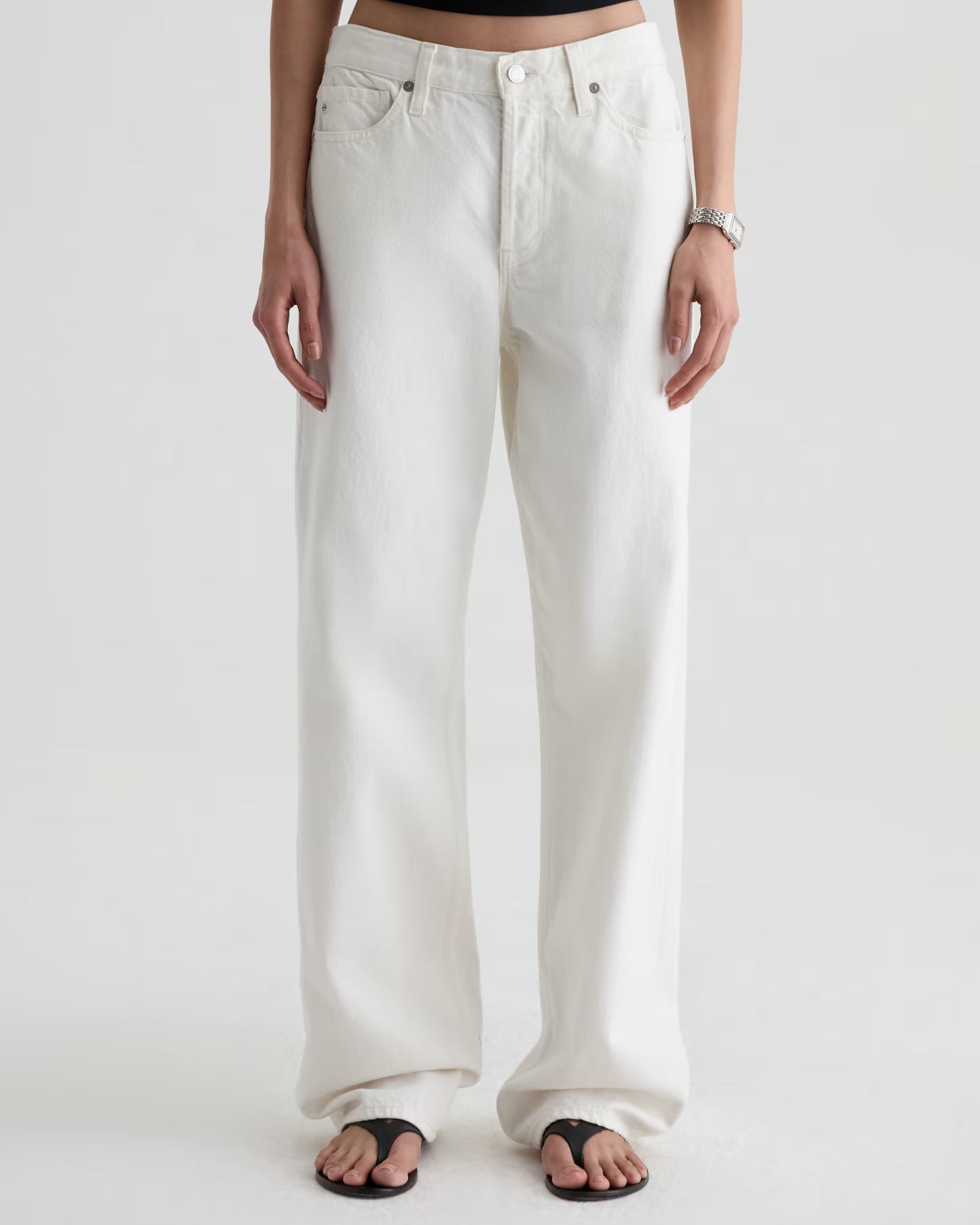 AG Jeans Billie - Powder Women's Bottoms - Sloane Boutique