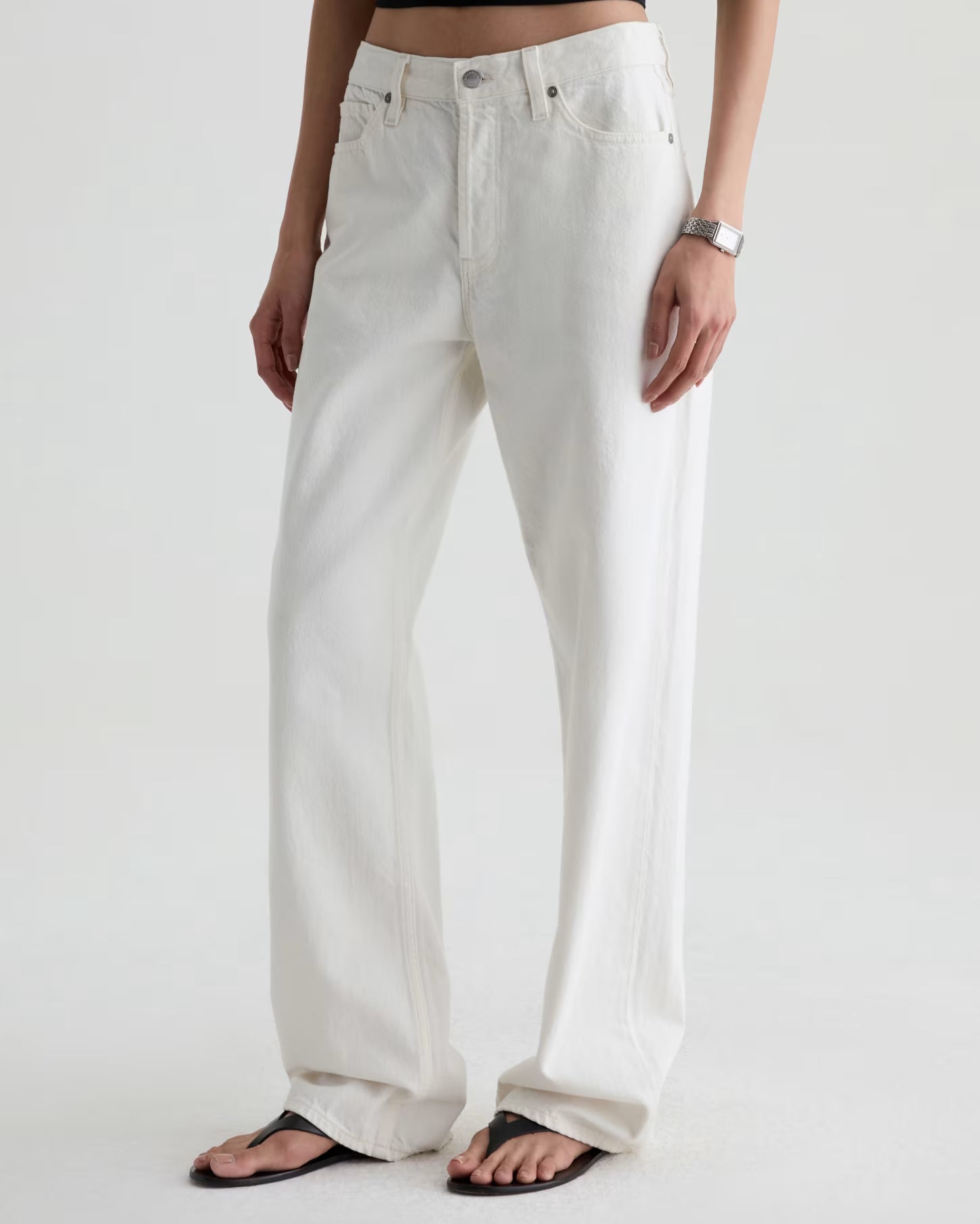 AG Jeans Billie - Powder Women's Bottoms - Sloane Boutique