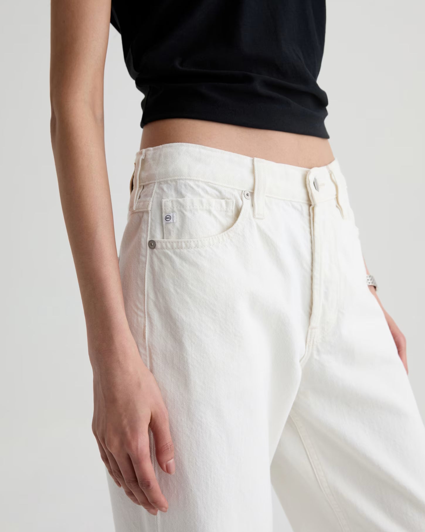 AG Jeans Billie - Powder Women's Bottoms - Sloane Boutique