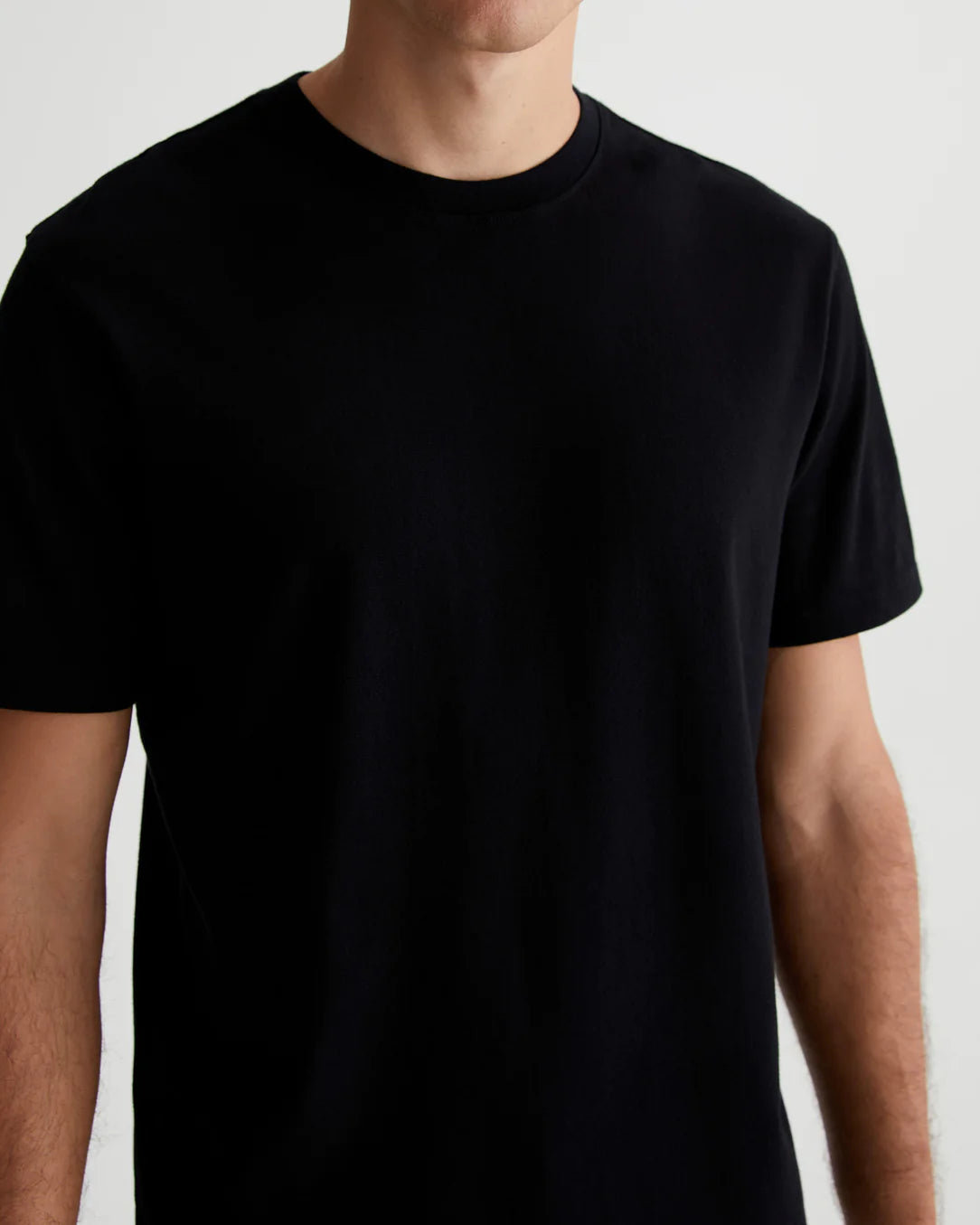 AG Jeans Bryce Crew T-Shirt - True Black Men's Tops - Sloane Boutique