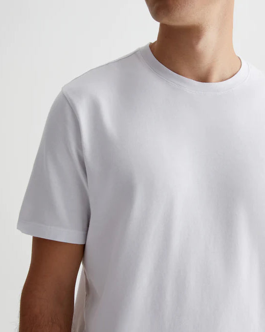 AG Jeans Bryce Crew T-Shirt - True White Men's Tops - Sloane Boutique