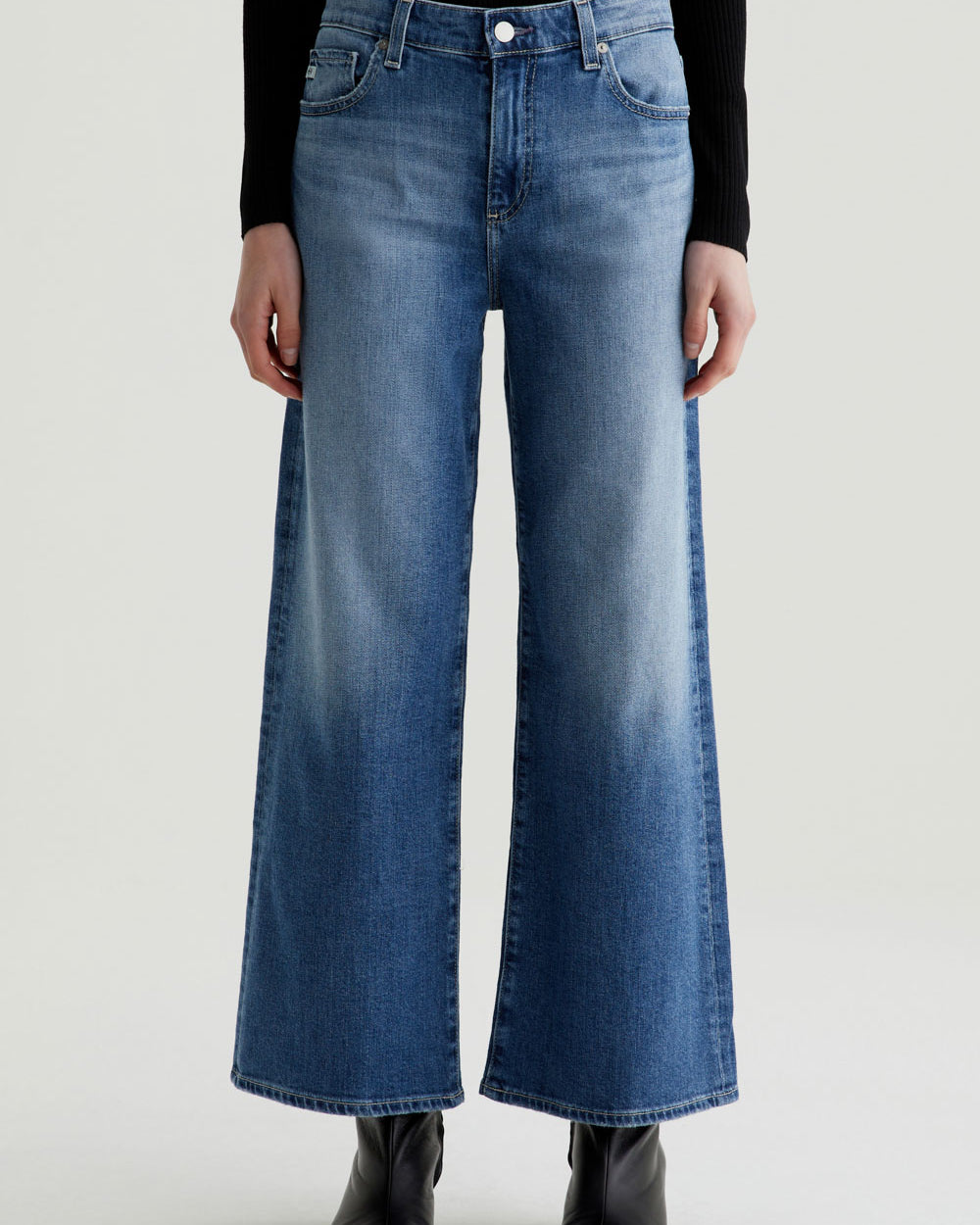 AG Jeans Saige Wide Leg Crop - Bell Canyon Women's Bottoms - Sloane Boutique