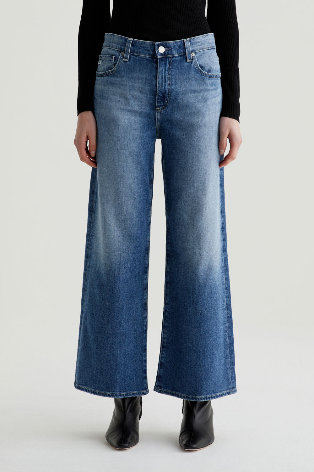 AG Jeans Saige Wide Leg Crop - Bell Canyon Women's Bottoms - Sloane Boutique