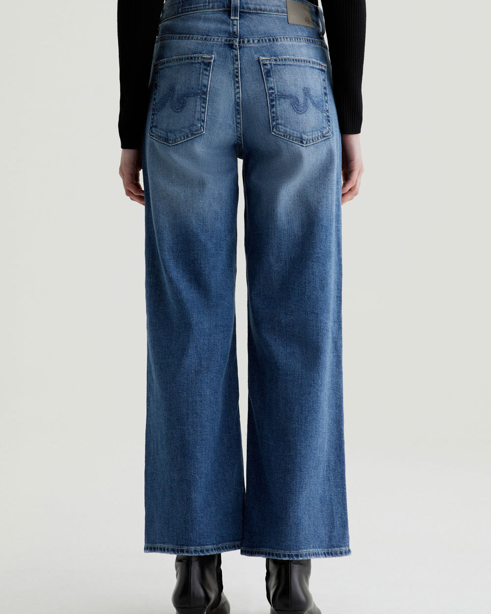 AG Jeans Saige Wide Leg Crop - Bell Canyon Women's Bottoms - Sloane Boutique