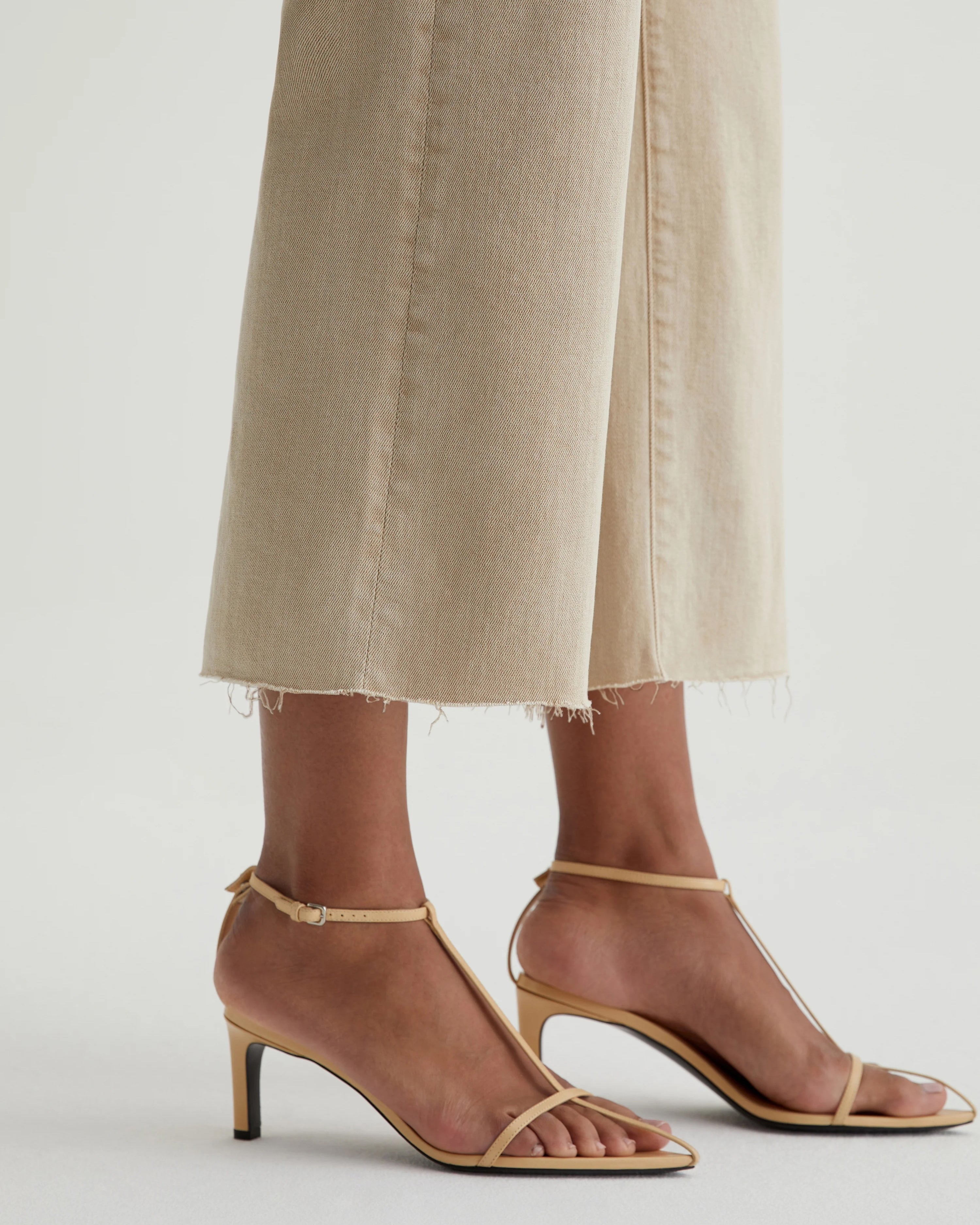 AG Jeans Saige Wide Leg Crop - Sulfur Pumice Sale Bottoms - Sloane Boutique