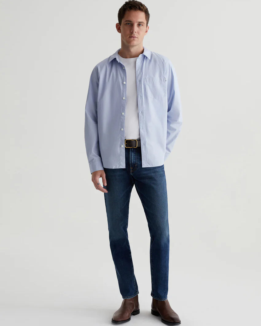 AG Jeans Tellis Slim Straight Denim - Stone Lagoon Men's Bottoms - Sloane Boutique