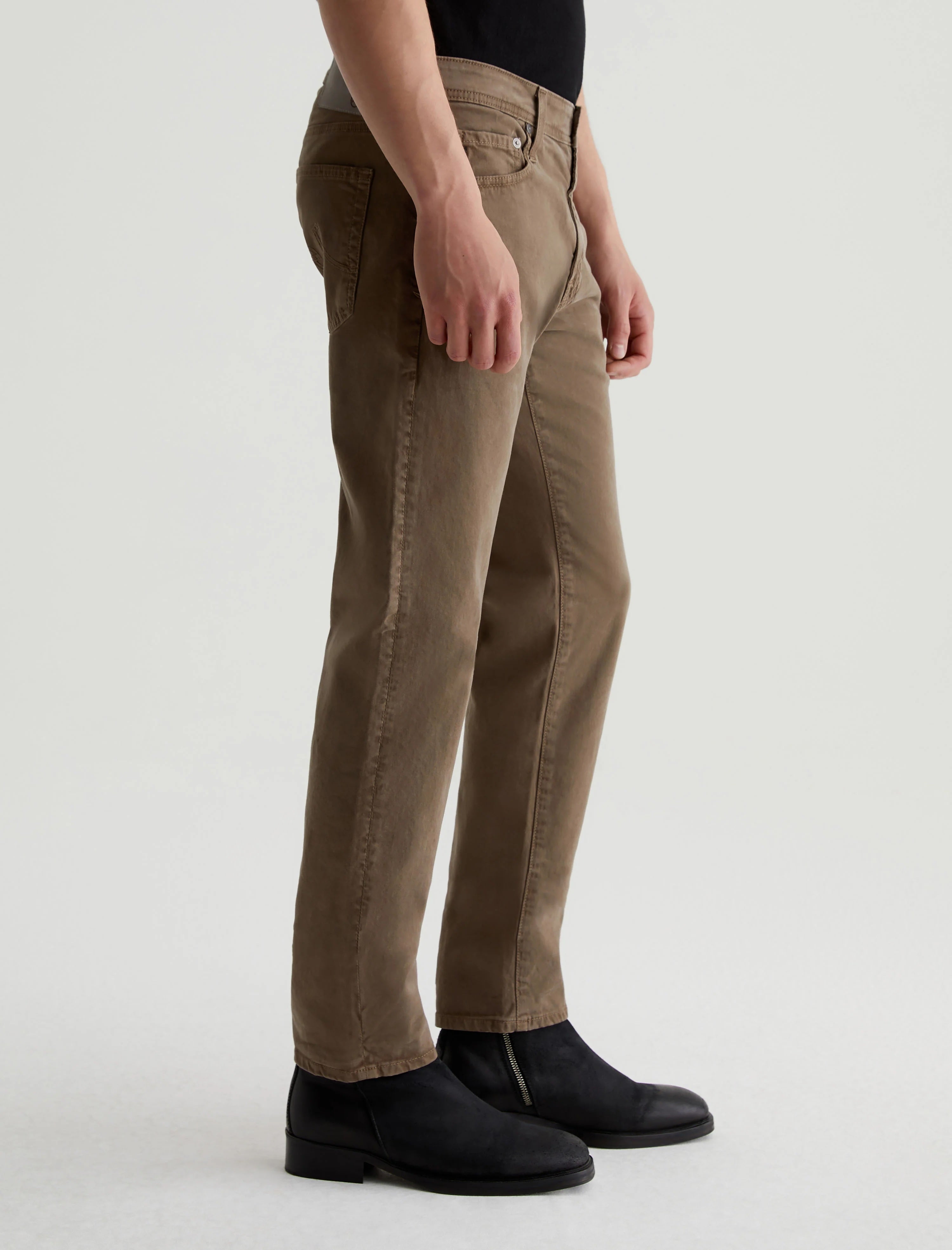 AG Jeans Tellis Sueded Sateen Denim - Sulfur Faded Ashwood Men's Bottoms - Sloane Boutique