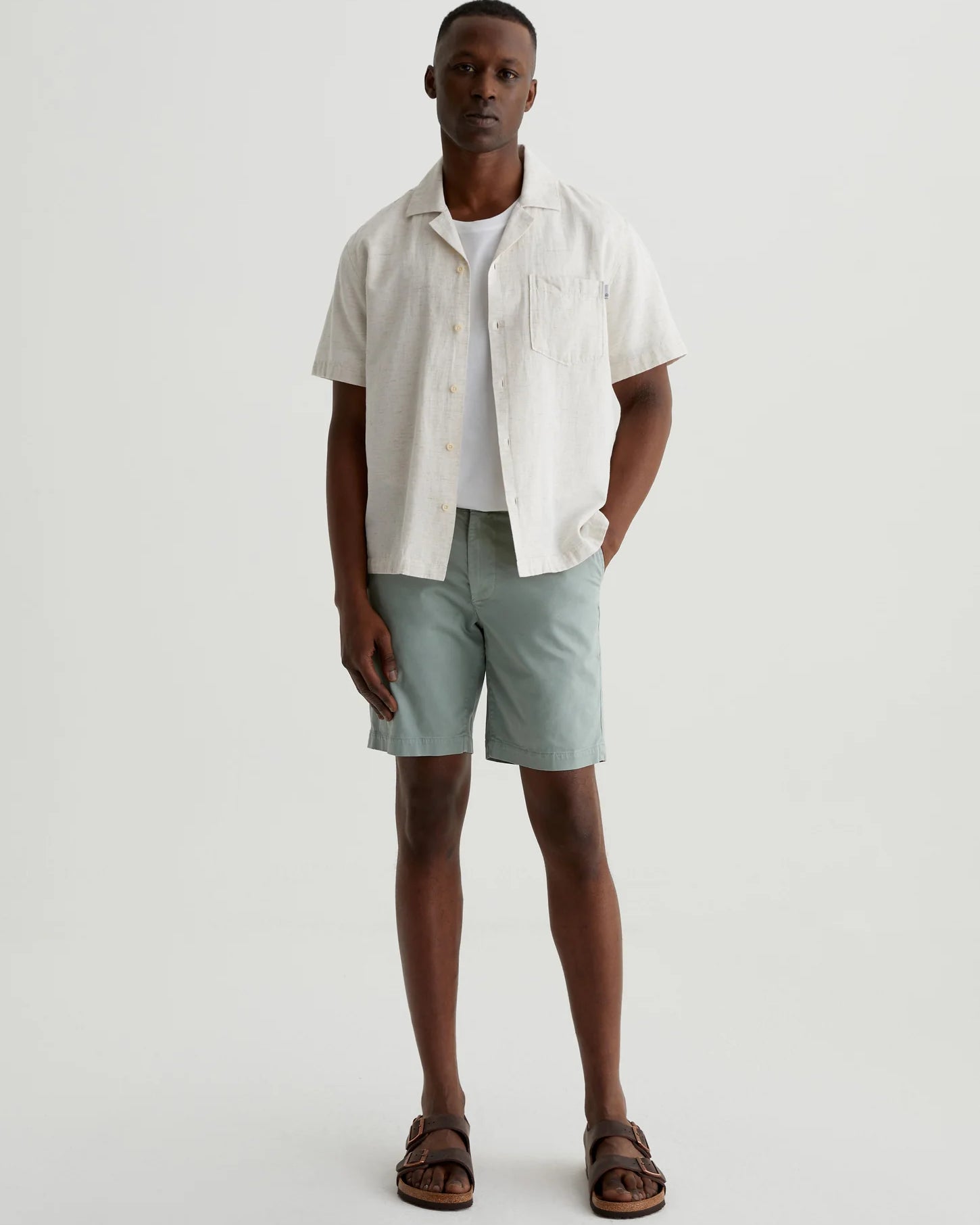 AG Jeans Wanderer Short - Sulfur Matcha Latte Men's Bottoms - Sloane Boutique