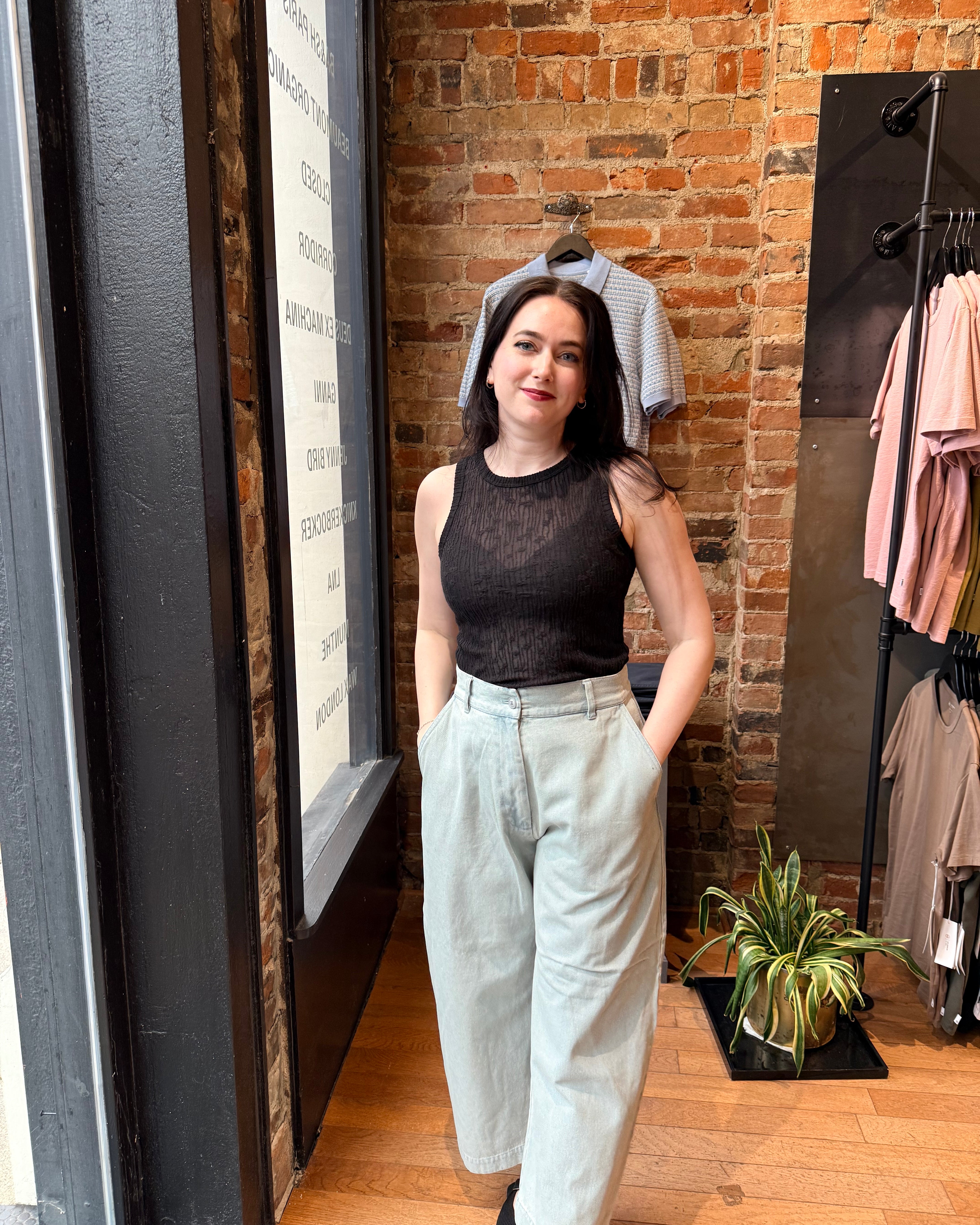 Ali Golden Fitted Tank - Black Flower Women's Tops - Sloane Boutique