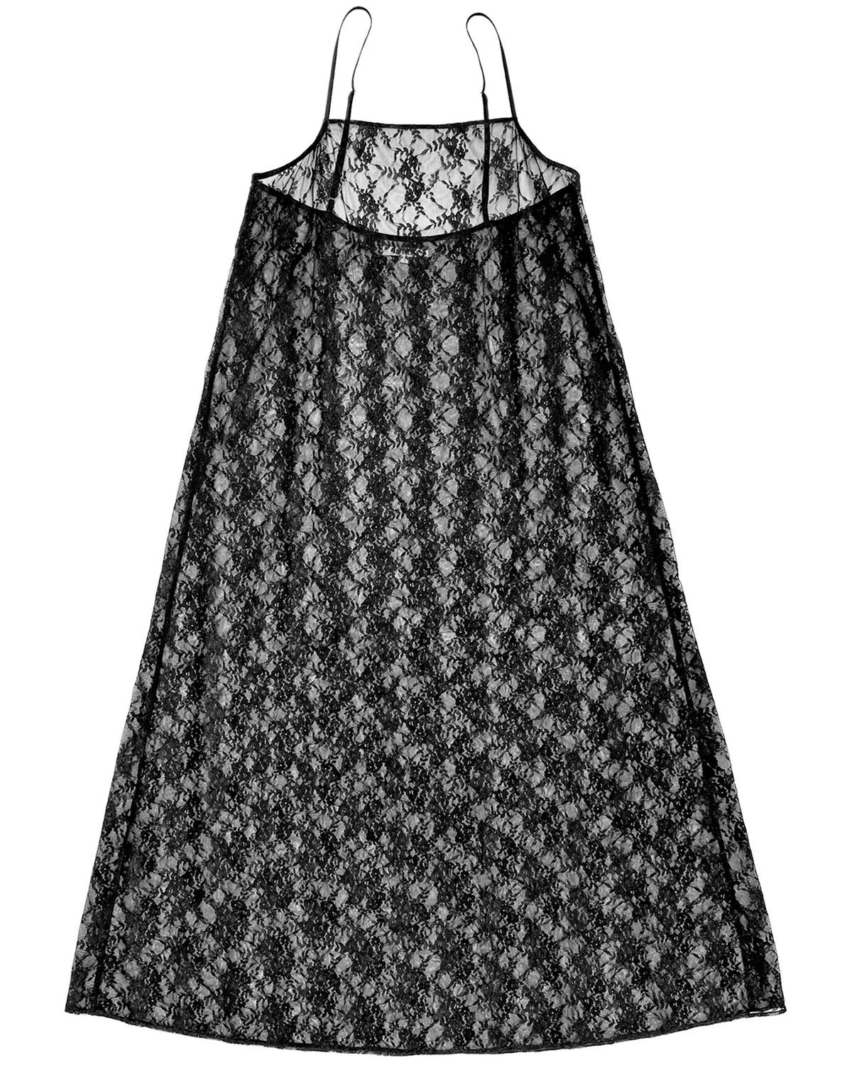 Ali Golden Lace Square Neck Dress - Black Dresses - Sloane Boutique