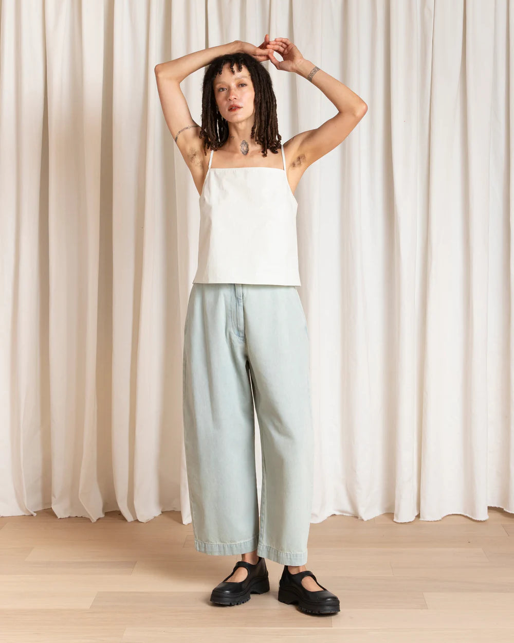 Ali Golden Loose Barrel Pant - Light Denim Women's Bottoms - Sloane Boutique