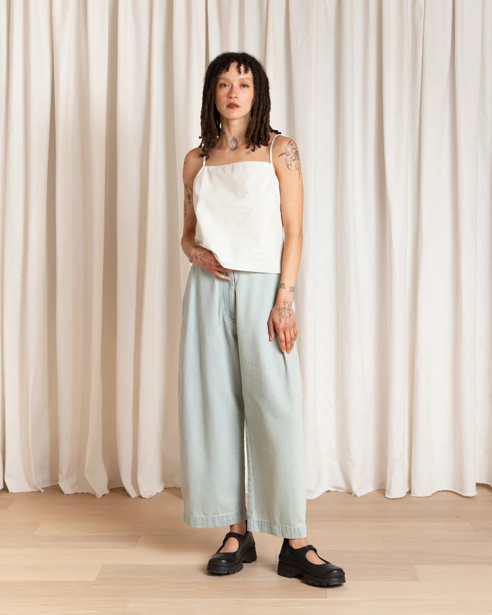 Ali Golden Loose Barrel Pant - Light Denim Women's Bottoms - Sloane Boutique