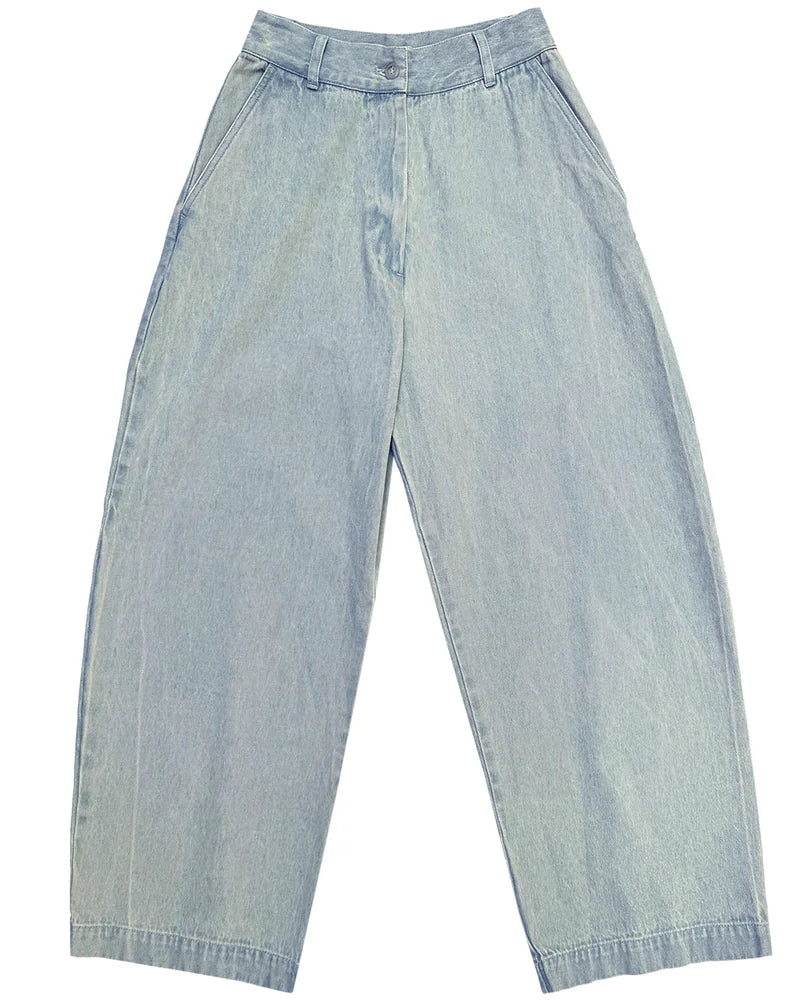 Ali Golden Loose Barrel Pant - Light Denim Women's Bottoms - Sloane Boutique