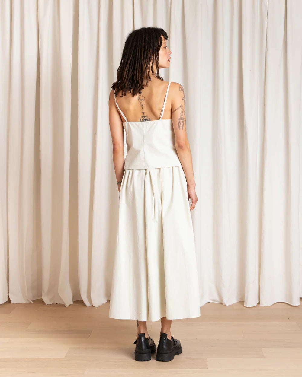 Ali Golden Slip Top - Ecru Women's Tops - Sloane Boutique