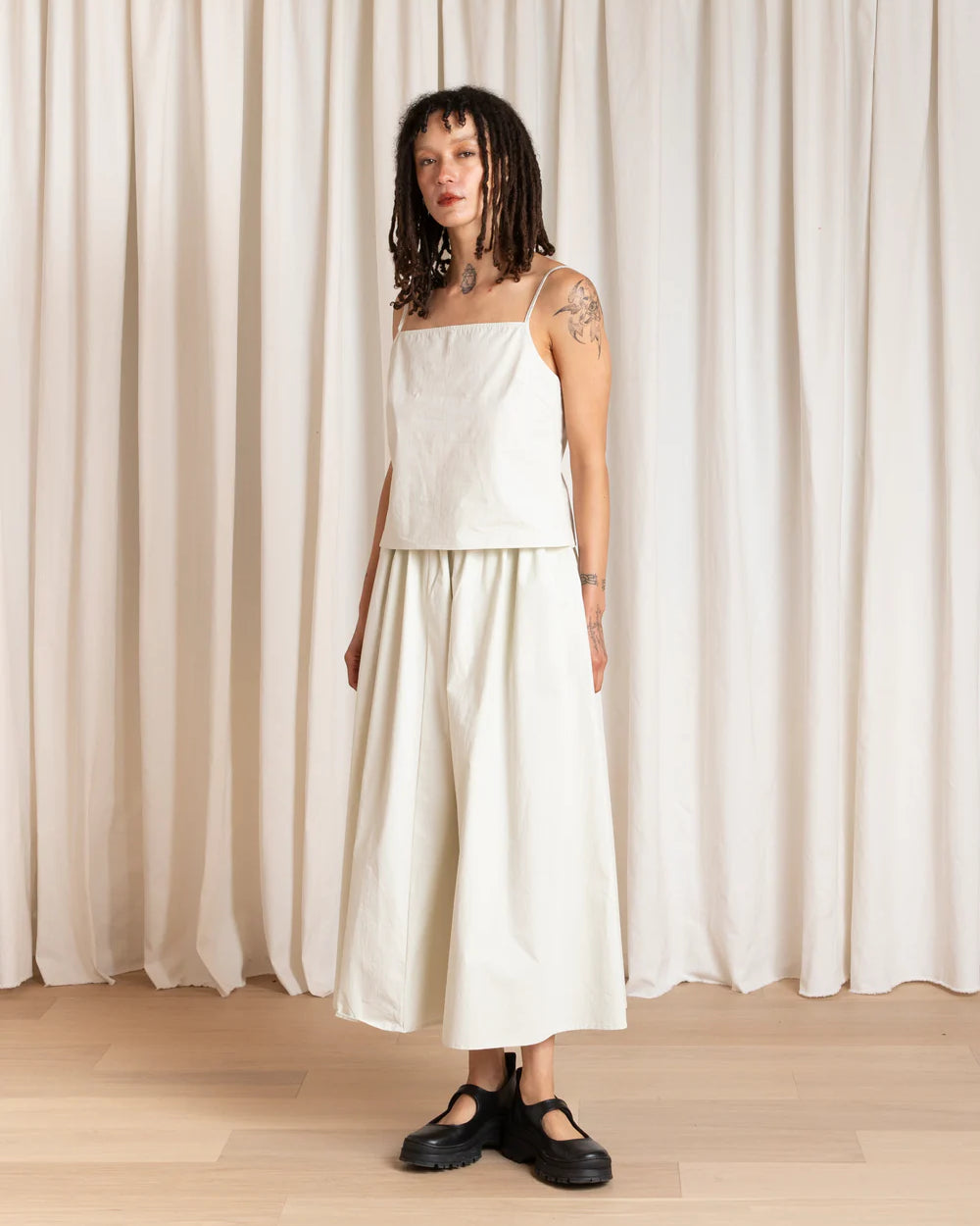 Ali Golden Slip Top - Ecru Women's Tops - Sloane Boutique