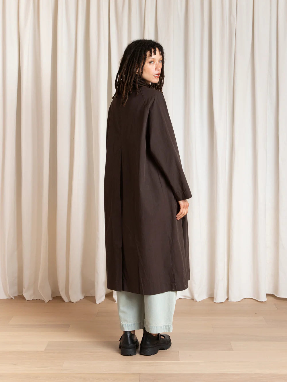 Ali Golden Spring New Trench Coat - Dark Brown Outerwear - Sloane Boutique