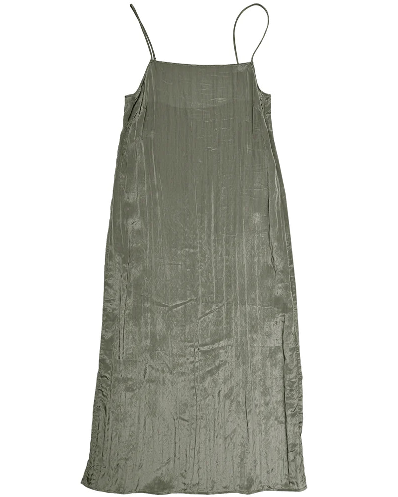Ali Golden Square Neck Slip Dress - Sage Dresses - Sloane Boutique