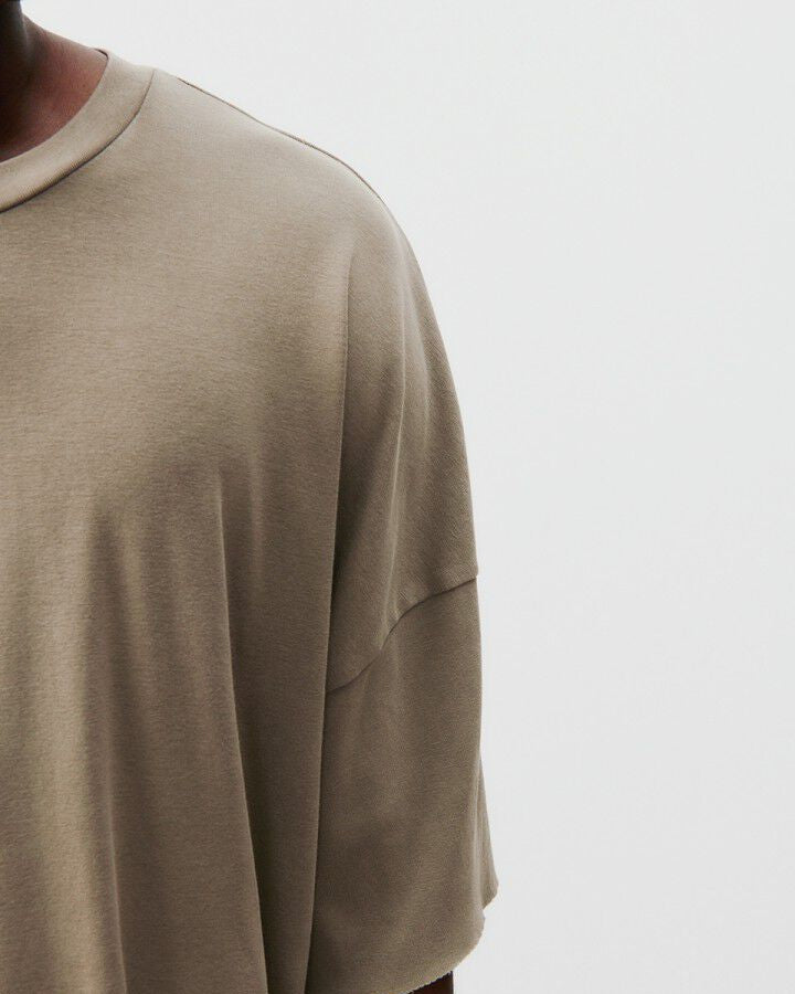 American Vintage Men's Biken T-Shirt - Khaki Vintage Men's Tops - Sloane Boutique