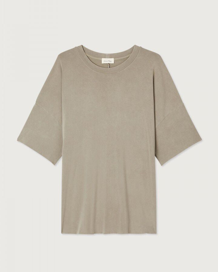 American Vintage Men's Biken T-Shirt - Khaki Vintage Men's Tops - Sloane Boutique