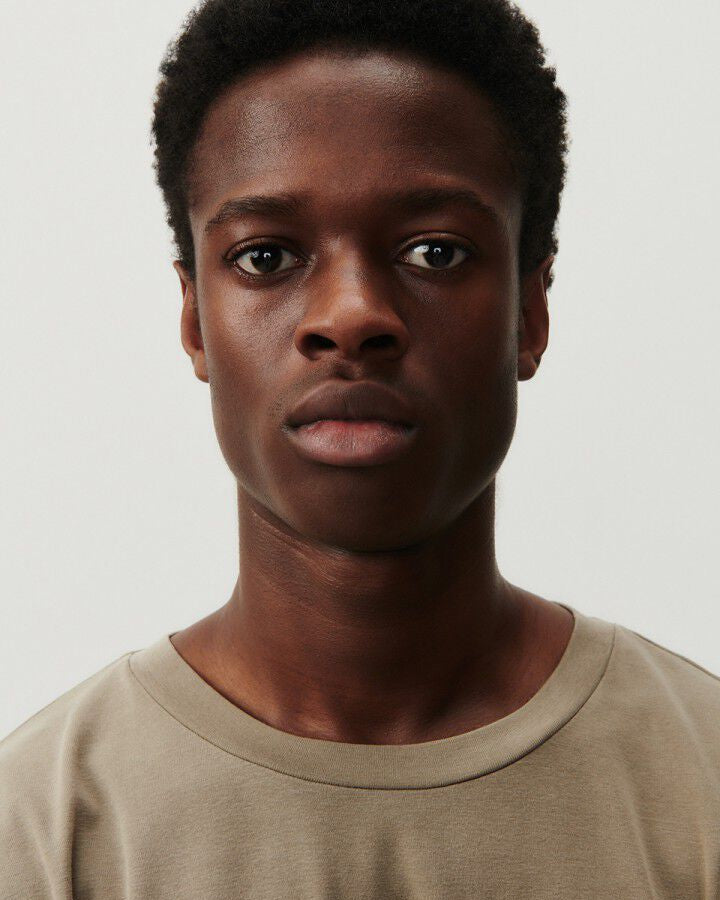 American Vintage Men's Biken T-Shirt - Khaki Vintage Men's Tops - Sloane Boutique