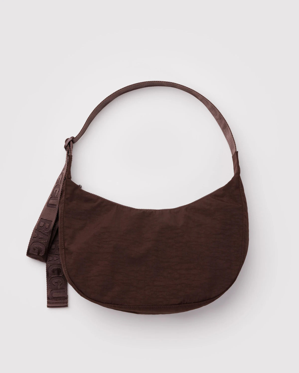 BAGGU Medium Nylon Crescent Bag - Coffee Handbags - Sloane Boutique