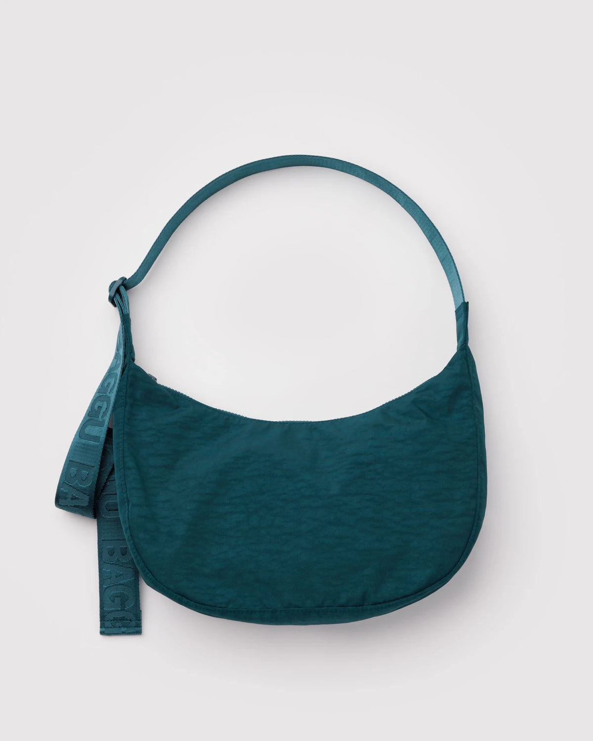 BAGGU Medium Nylon Crescent Bag - Deep Sea Handbags - Sloane Boutique