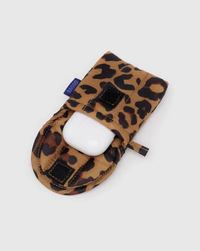 BAGGU Puffy Earbuds Case - Leopard Accessories - Sloane Boutique