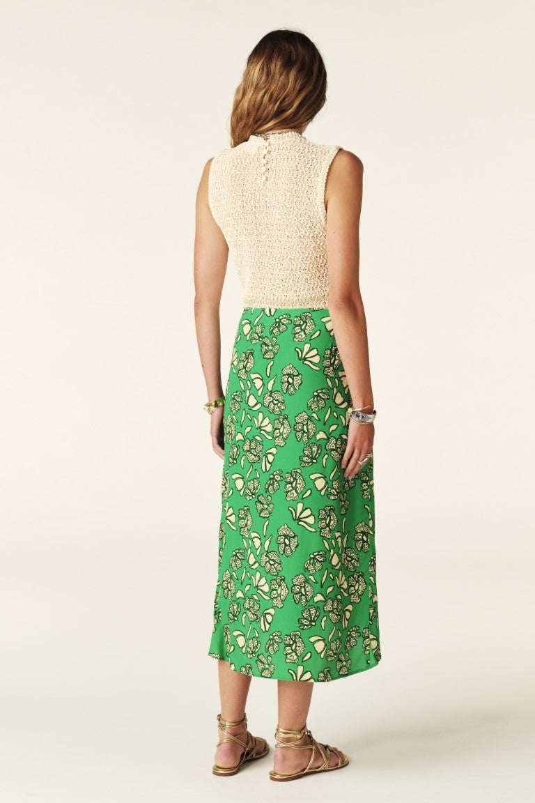 Bash Paris Annie Skirt - Green Women's Bottoms - Sloane Boutique