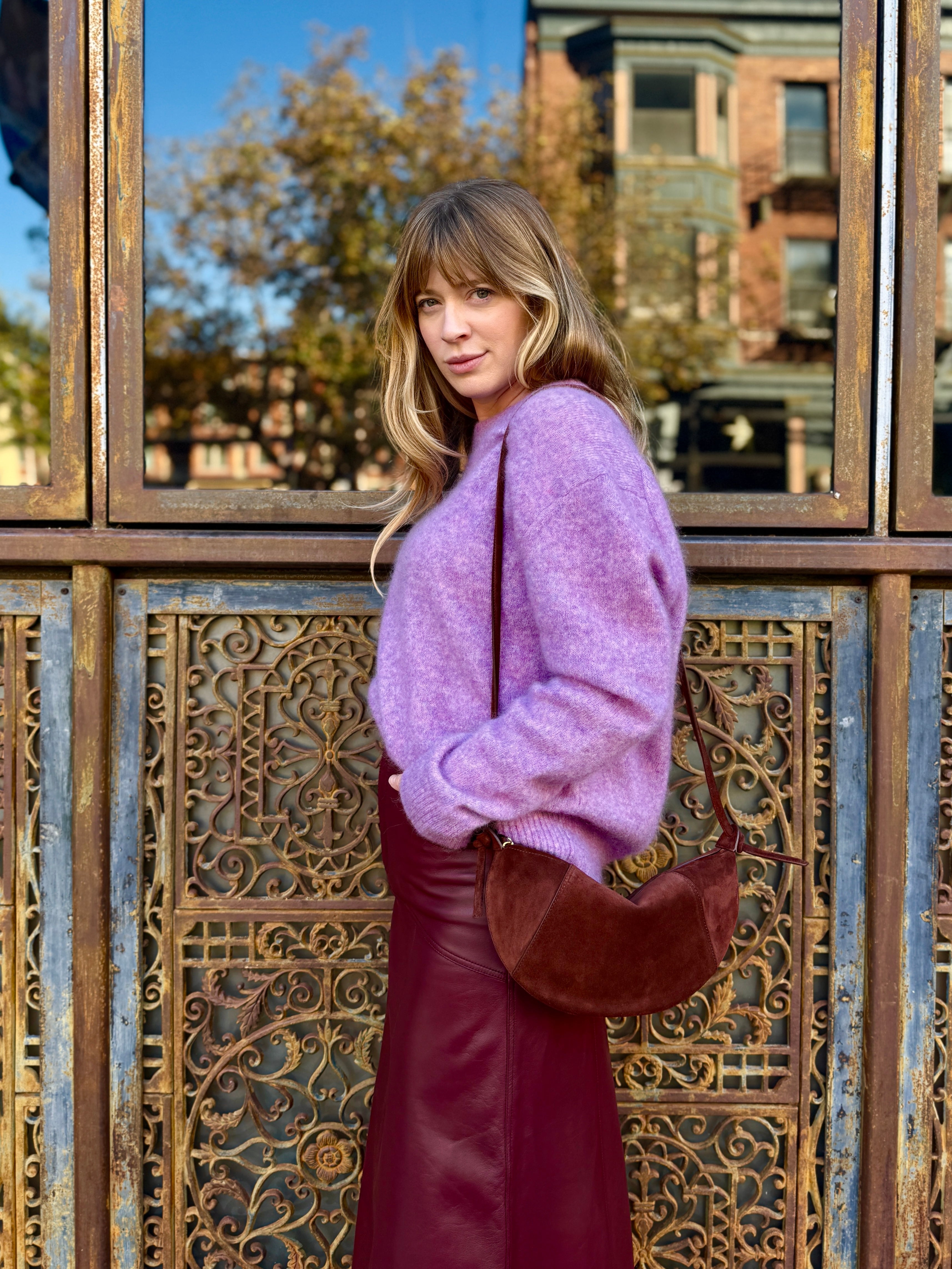 Bash Paris Assia Skirt - Bordeaux Women's Bottoms - Sloane Boutique