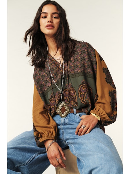 Bash Paris Baker Top - Chocolat sale tops - Sloane Boutique