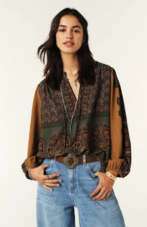 Bash Paris Baker Top - Chocolat sale tops - Sloane Boutique