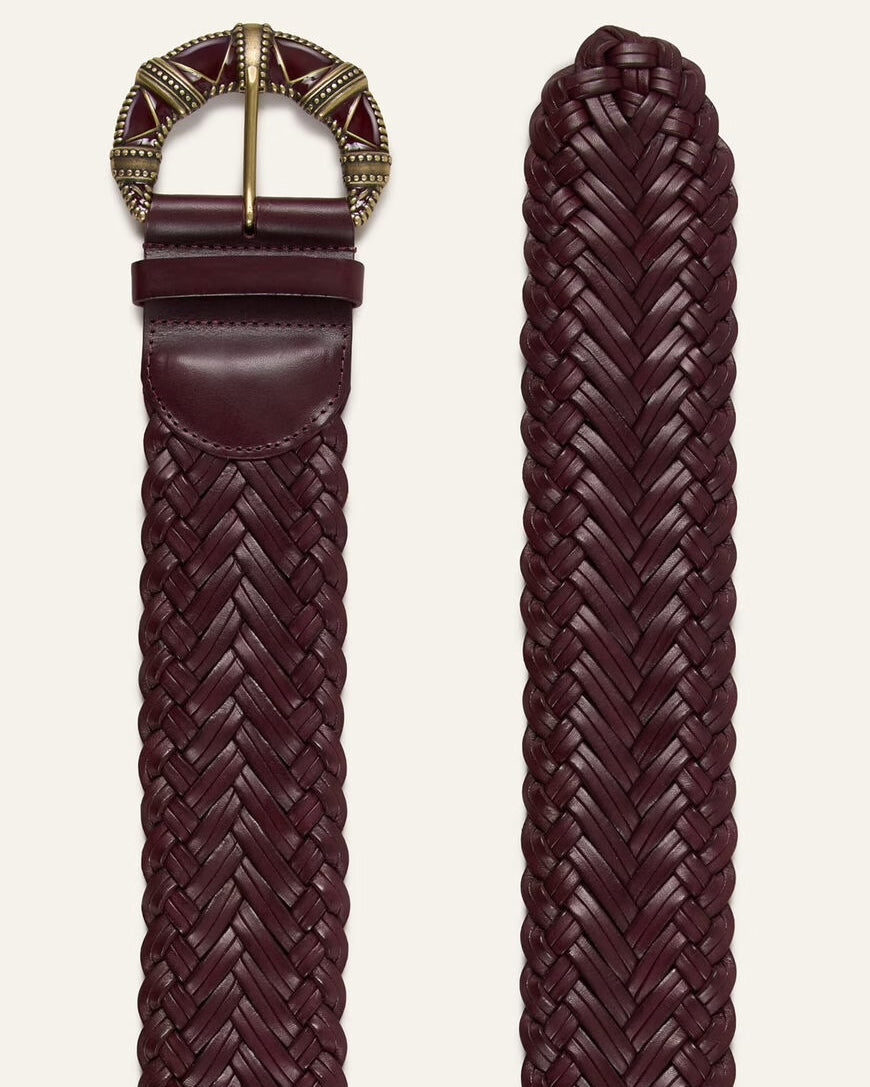 Bash Paris Byron Belt - Bordeaux Accessories - Sloane Boutique