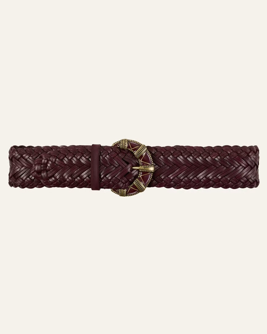 Bash Paris Byron Belt - Bordeaux Accessories - Sloane Boutique