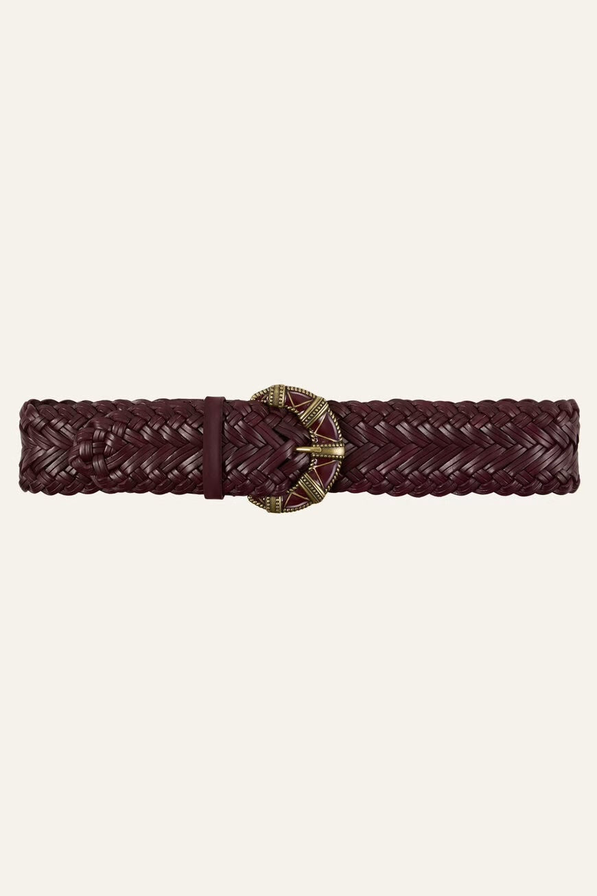 Bash Paris Byron Belt - Bordeaux Accessories - Sloane Boutique