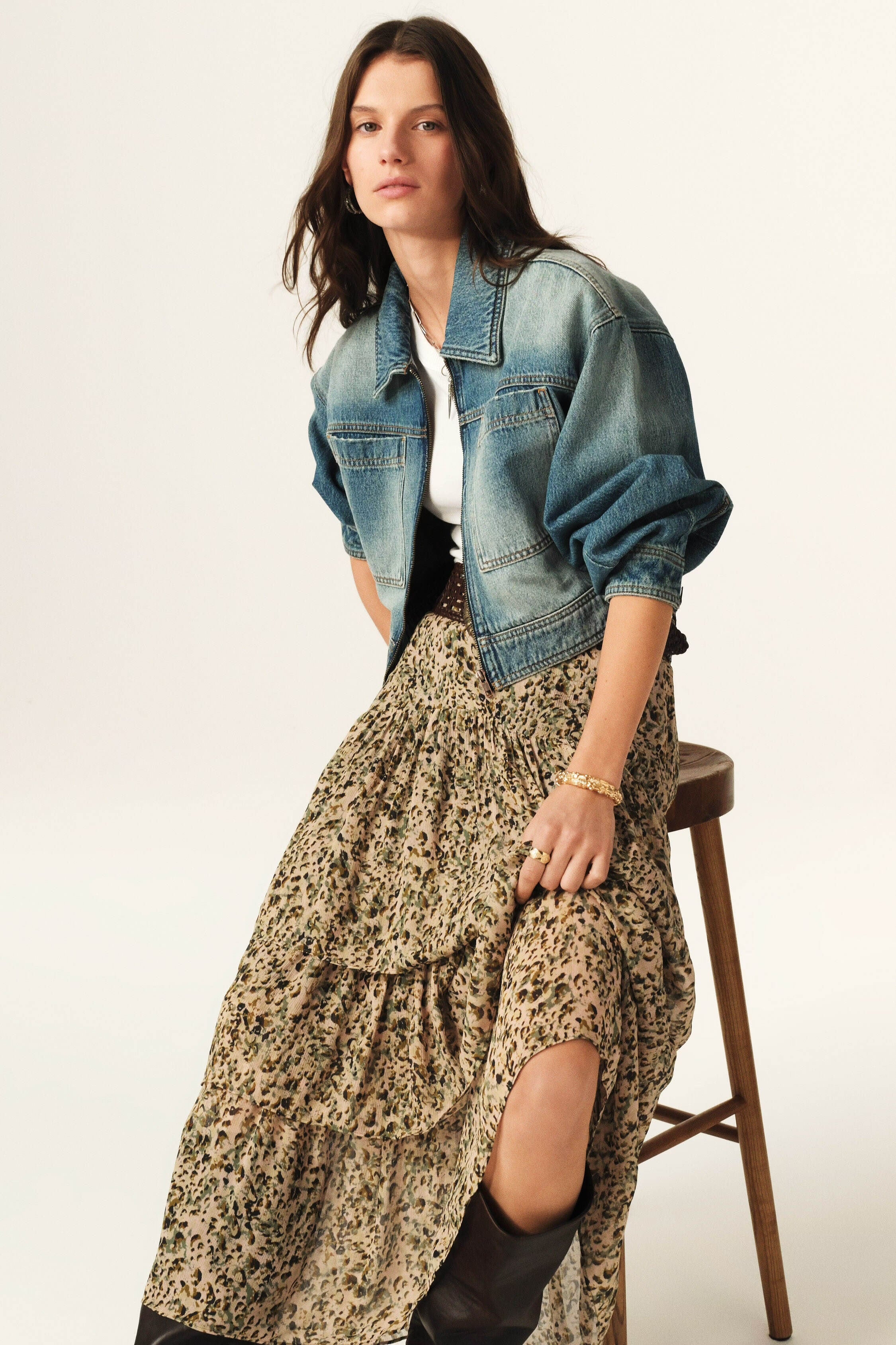 Bash Paris Coccie Skirt - Ecru Women's Bottoms - Sloane Boutique