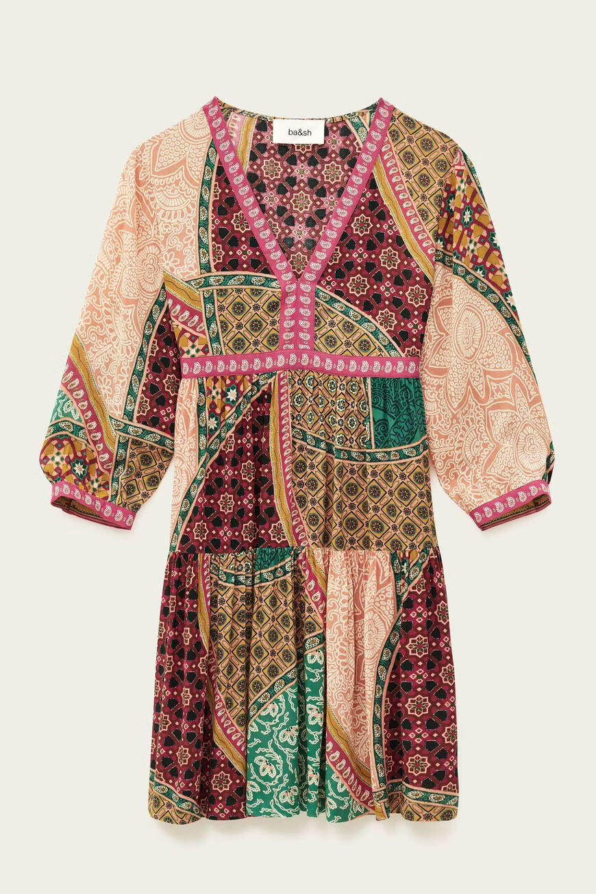 Bash Paris Fingston Dress - Multicolor Print Dresses - Sloane Boutique