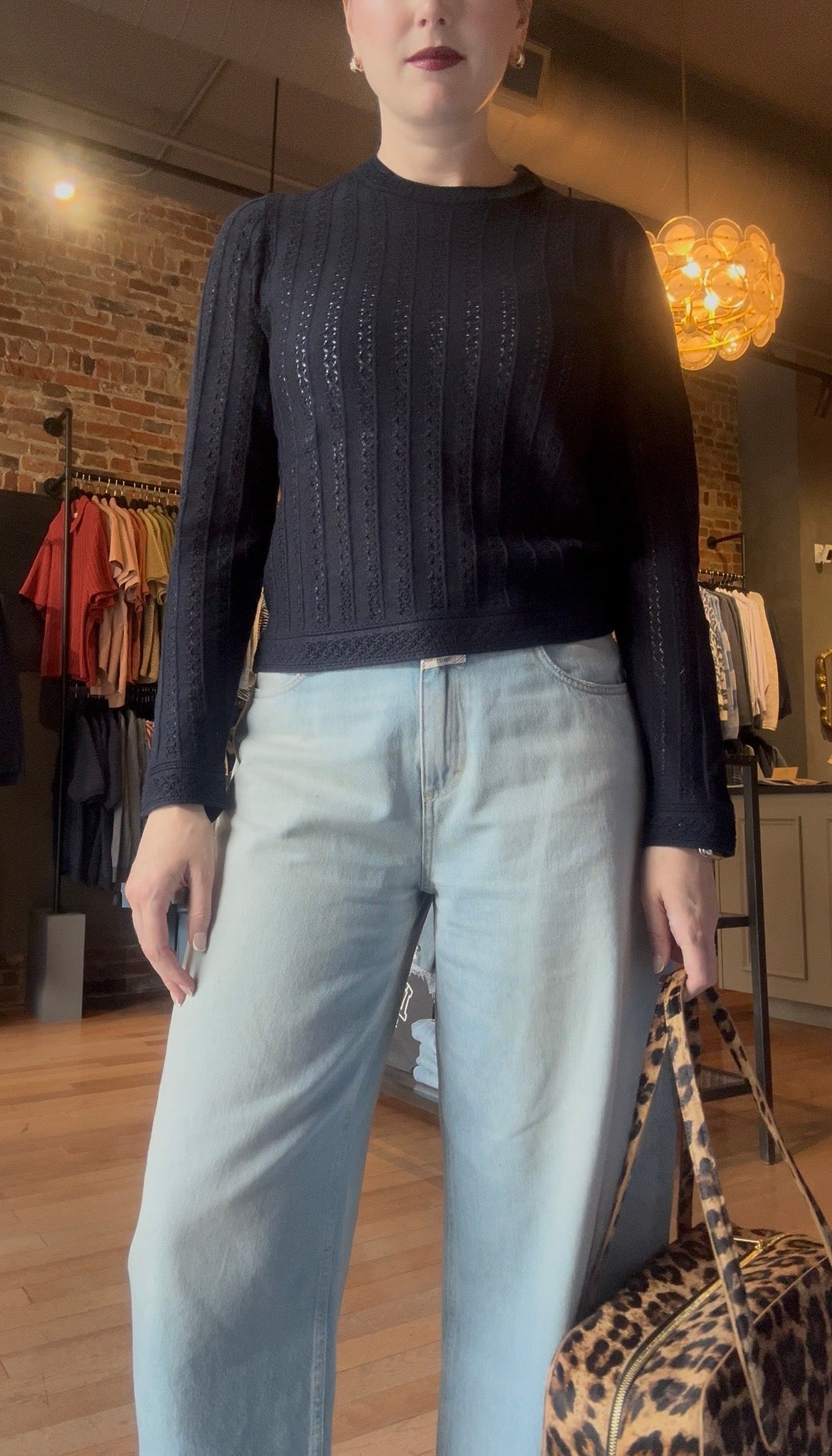 Bash Paris Jumper Dakar - Encre Women's Tops - Sloane Boutique